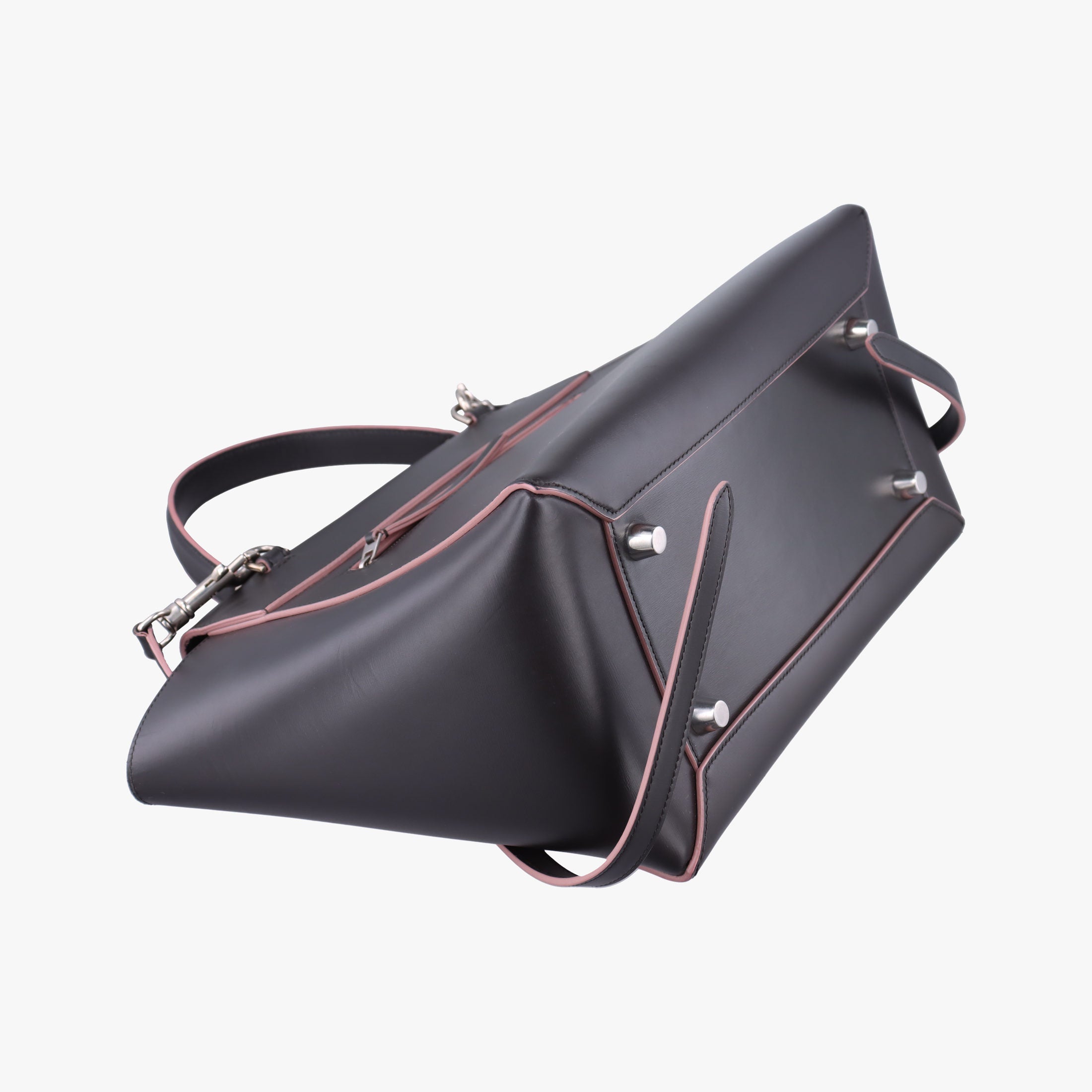 Secondhand Celine Belt bag mini Black×pink leather  shoulderbag | stylenewstar