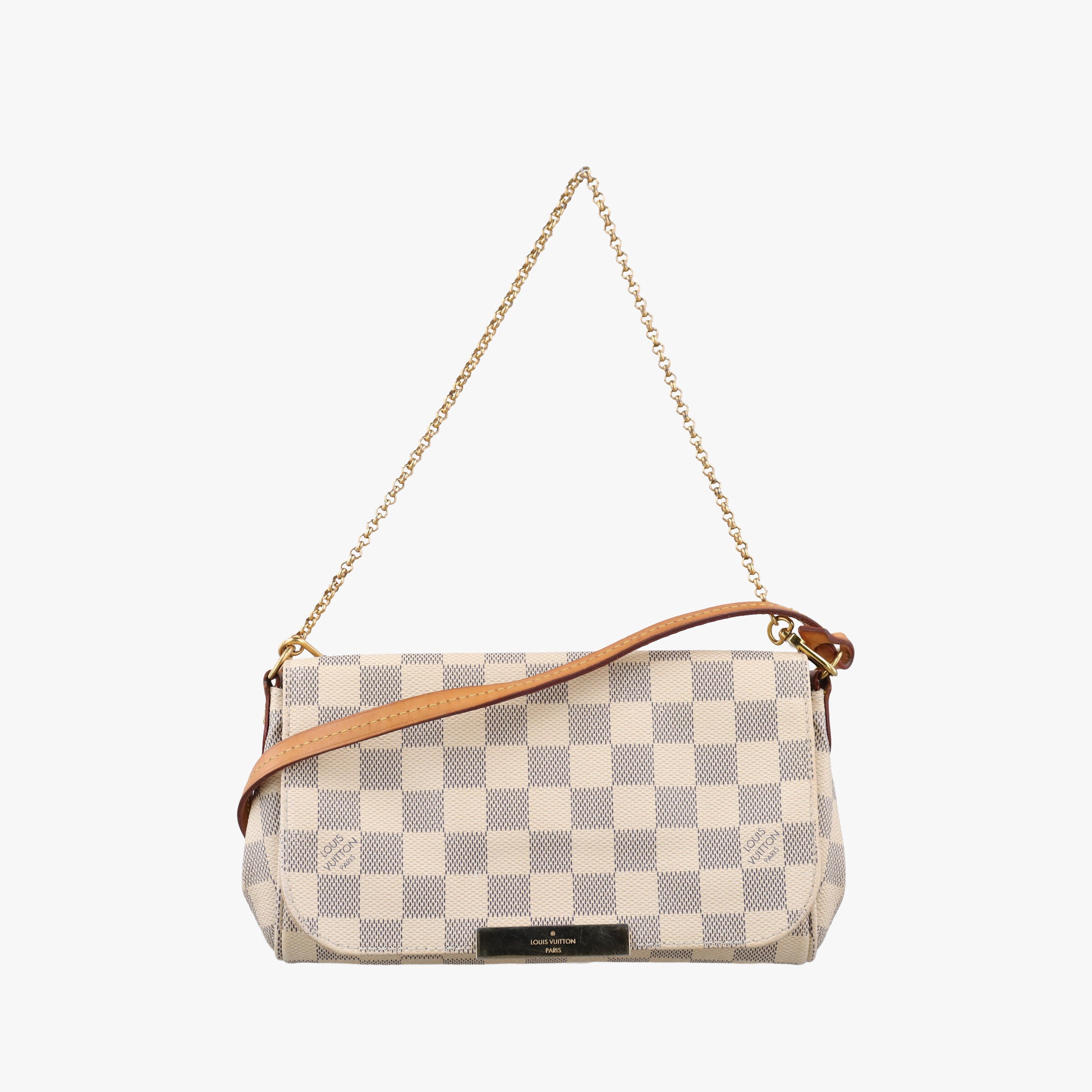 Pre-owned Louis Vuitton FAVORITE PM Azur Damier Canvas N41277 shoulderbag | stylenewstar