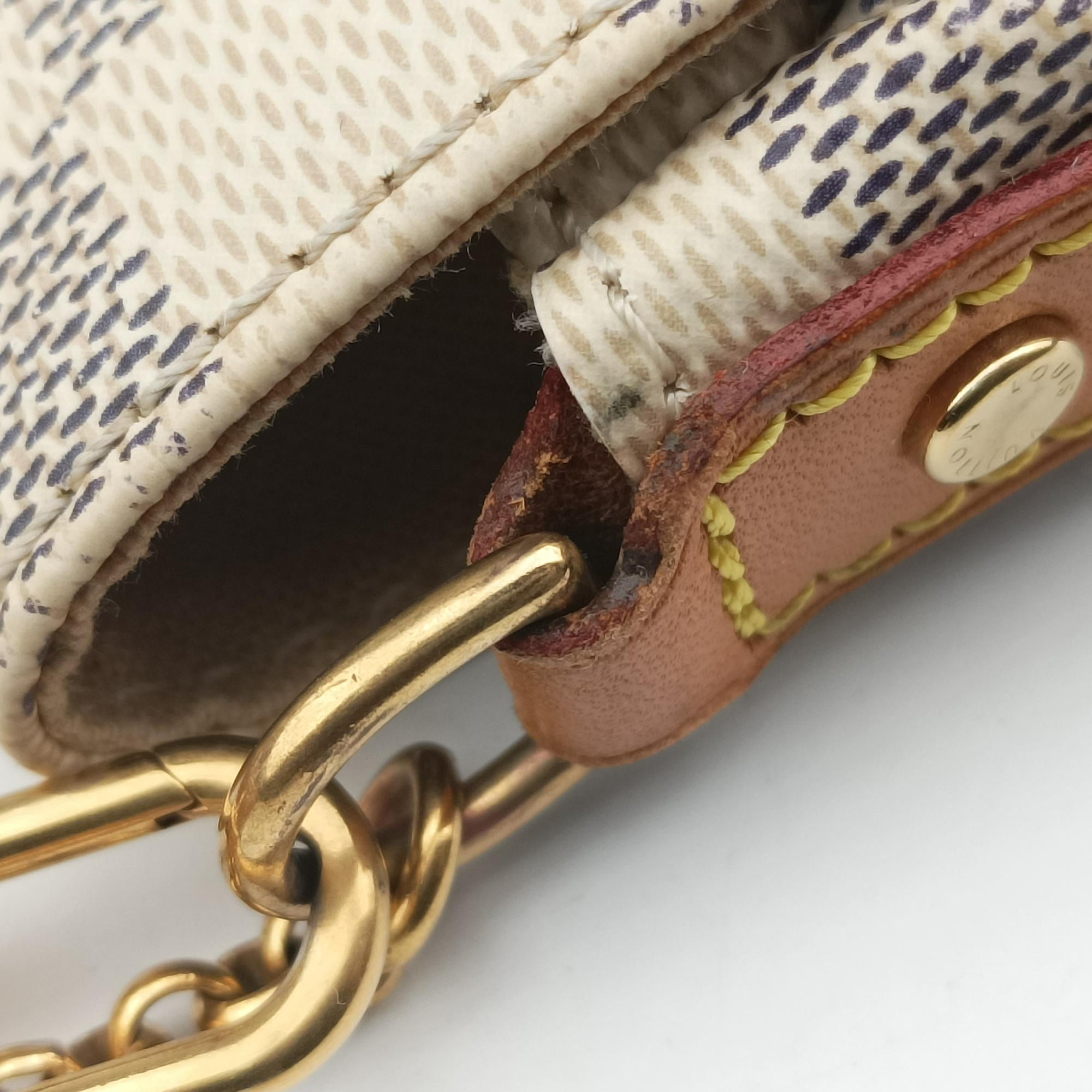 Pre-owned Louis Vuitton FAVORITE PM Azur Damier Canvas N41277 shoulderbag | stylenewstar