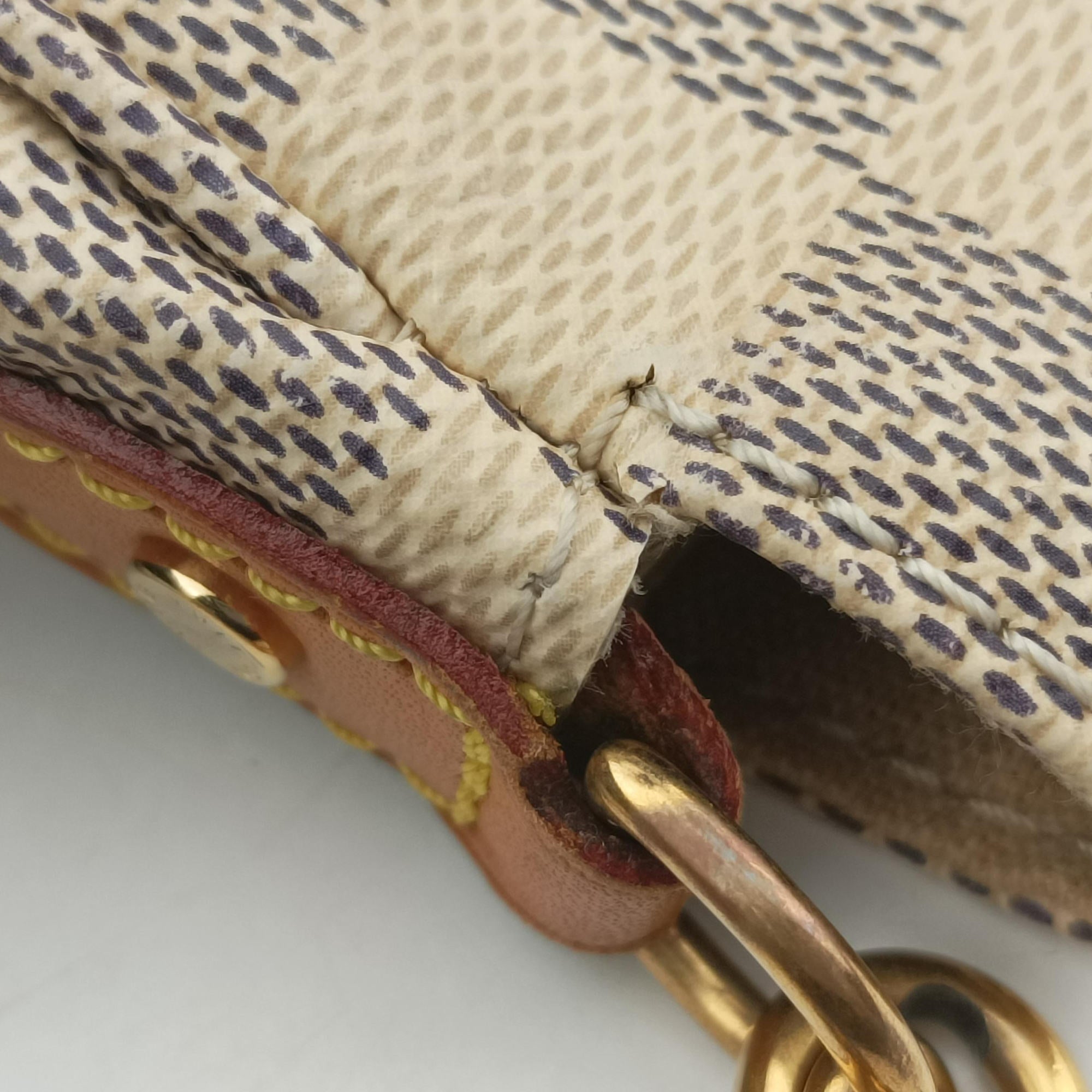 Pre-owned Louis Vuitton FAVORITE PM Azur Damier Canvas N41277 shoulderbag | stylenewstar