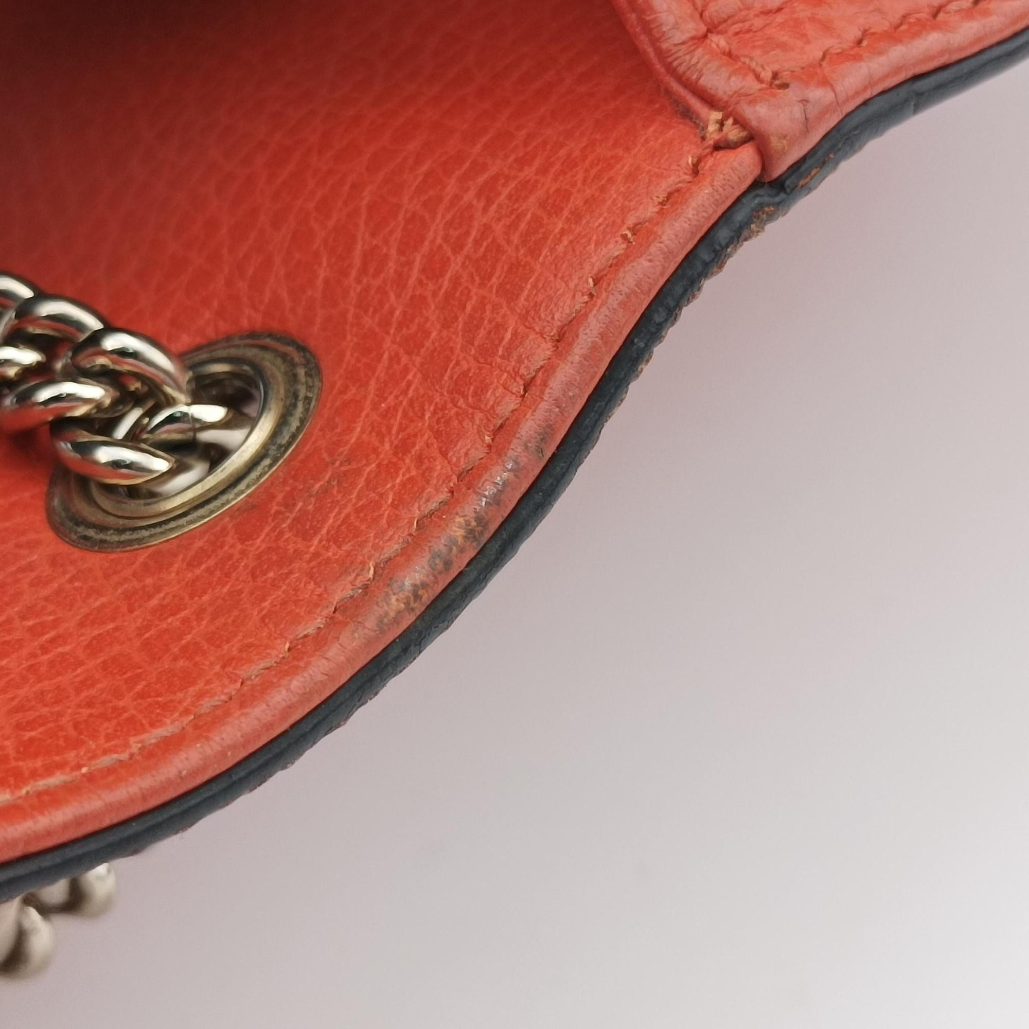 Vintage Gucci Interlocking G Orange Leather 510304 shoulderbag | stylenewstar