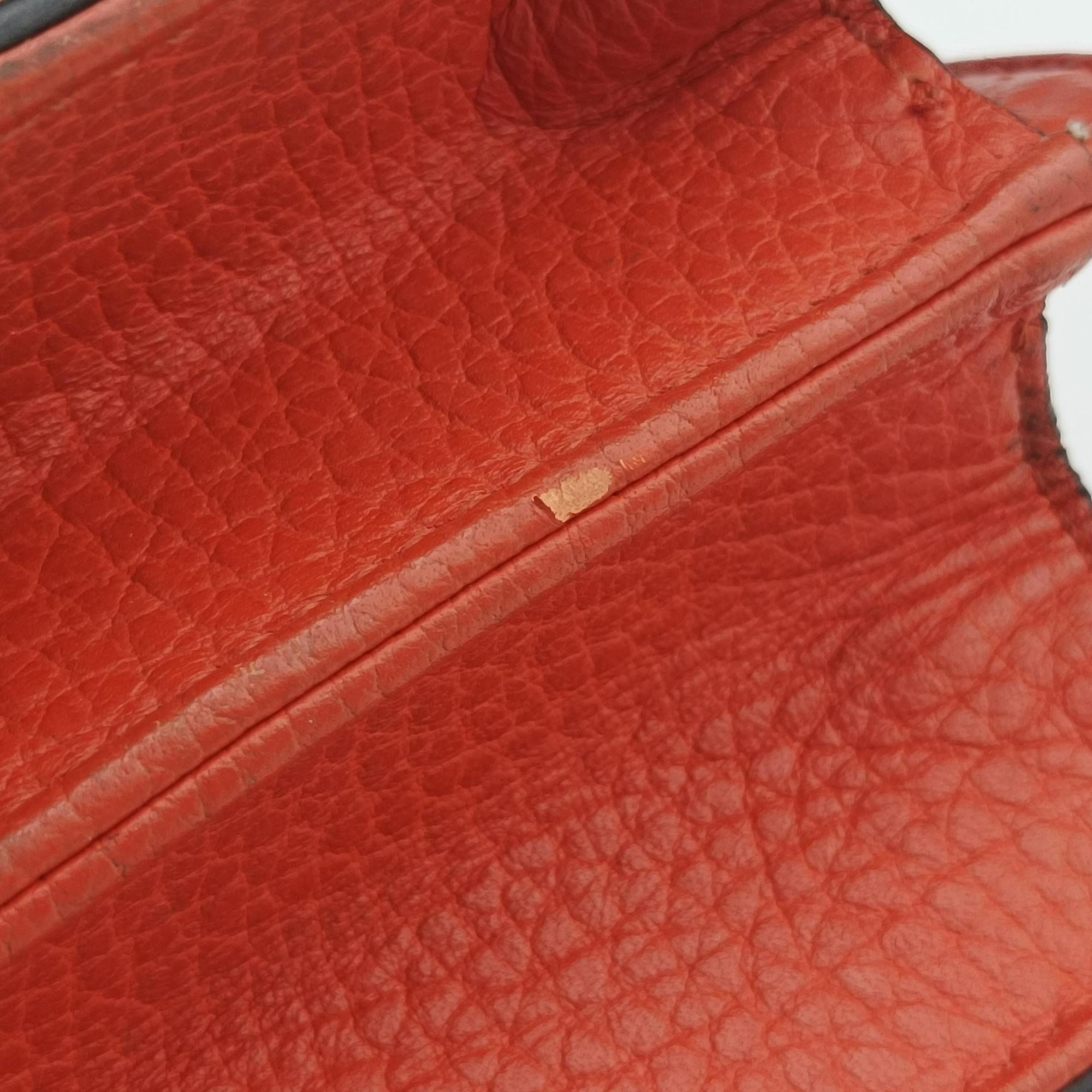 Vintage Gucci Interlocking G Orange Leather 510304 shoulderbag | stylenewstar