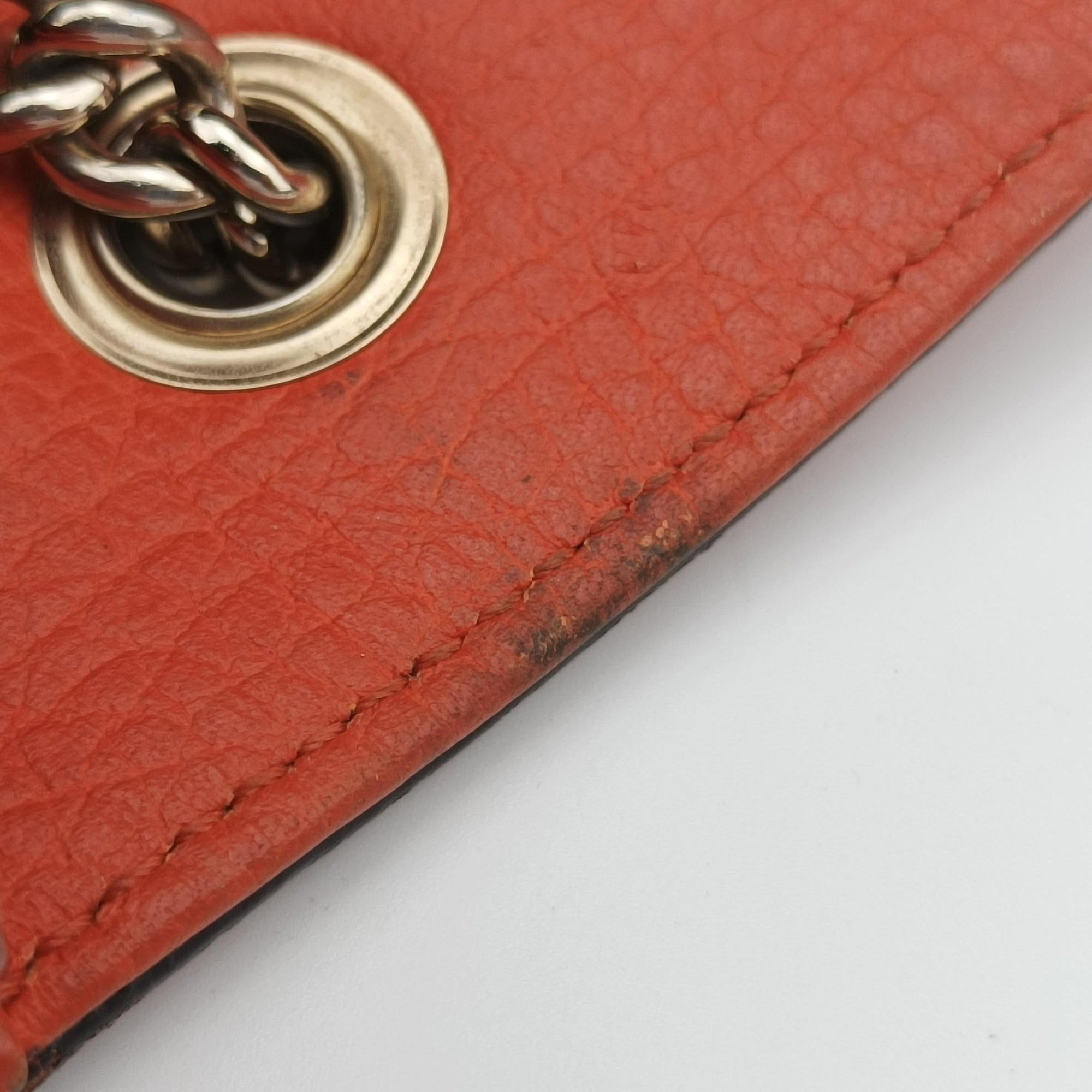 Vintage Gucci Interlocking G Orange Leather 510304 shoulderbag | stylenewstar