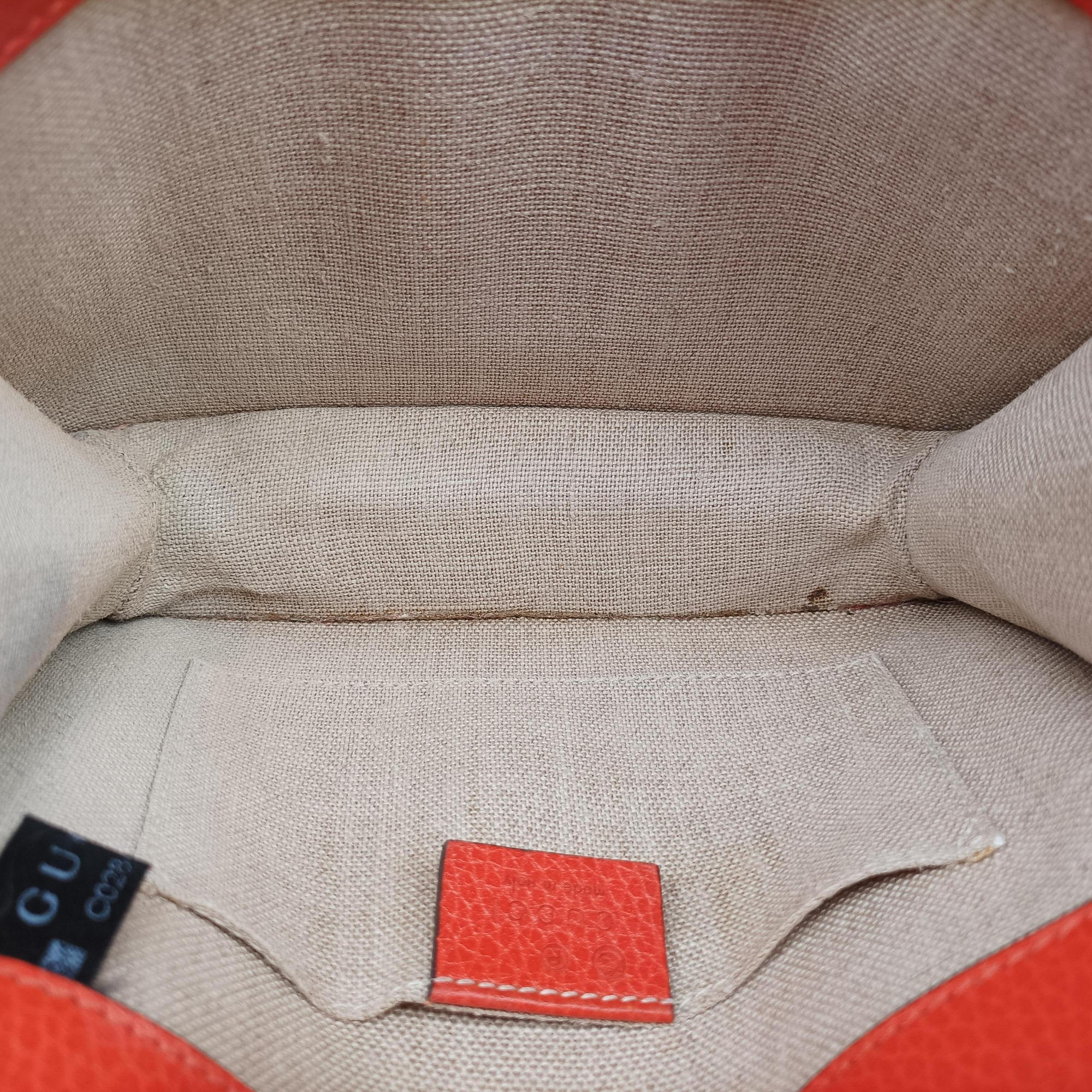 Vintage Gucci Interlocking G Orange Leather 510304 shoulderbag | stylenewstar