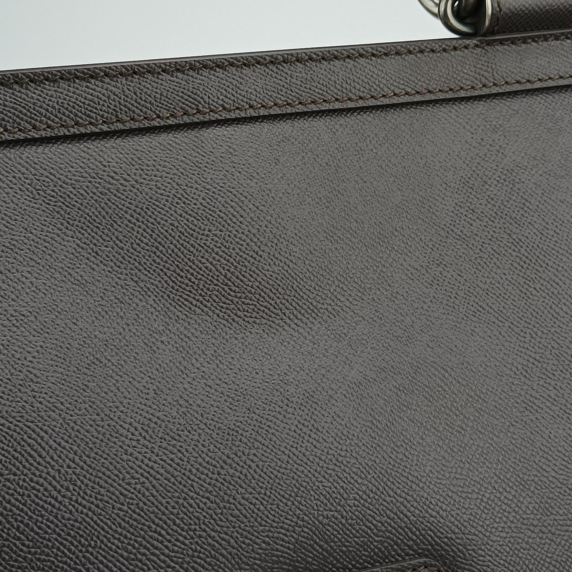 Pre-owned Dolce & Gabbana Sicily Brown Leather  shoulderbag | stylenewstar