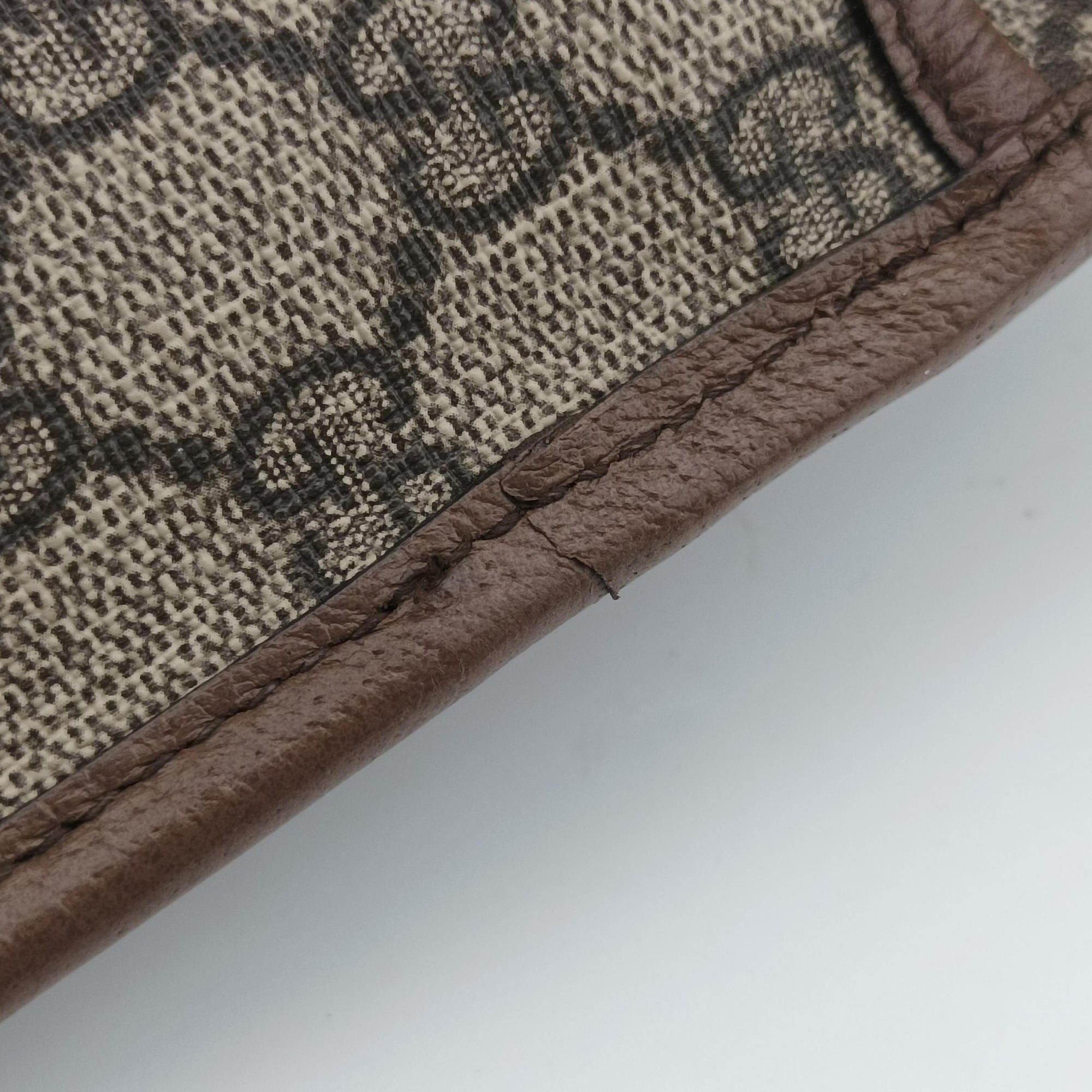 Pre-owned Gucci NEO VINTAGE GG Supreme beige×Brown PVC coated canvas×Leather 493930 bum bag/waist bag | stylenewstar