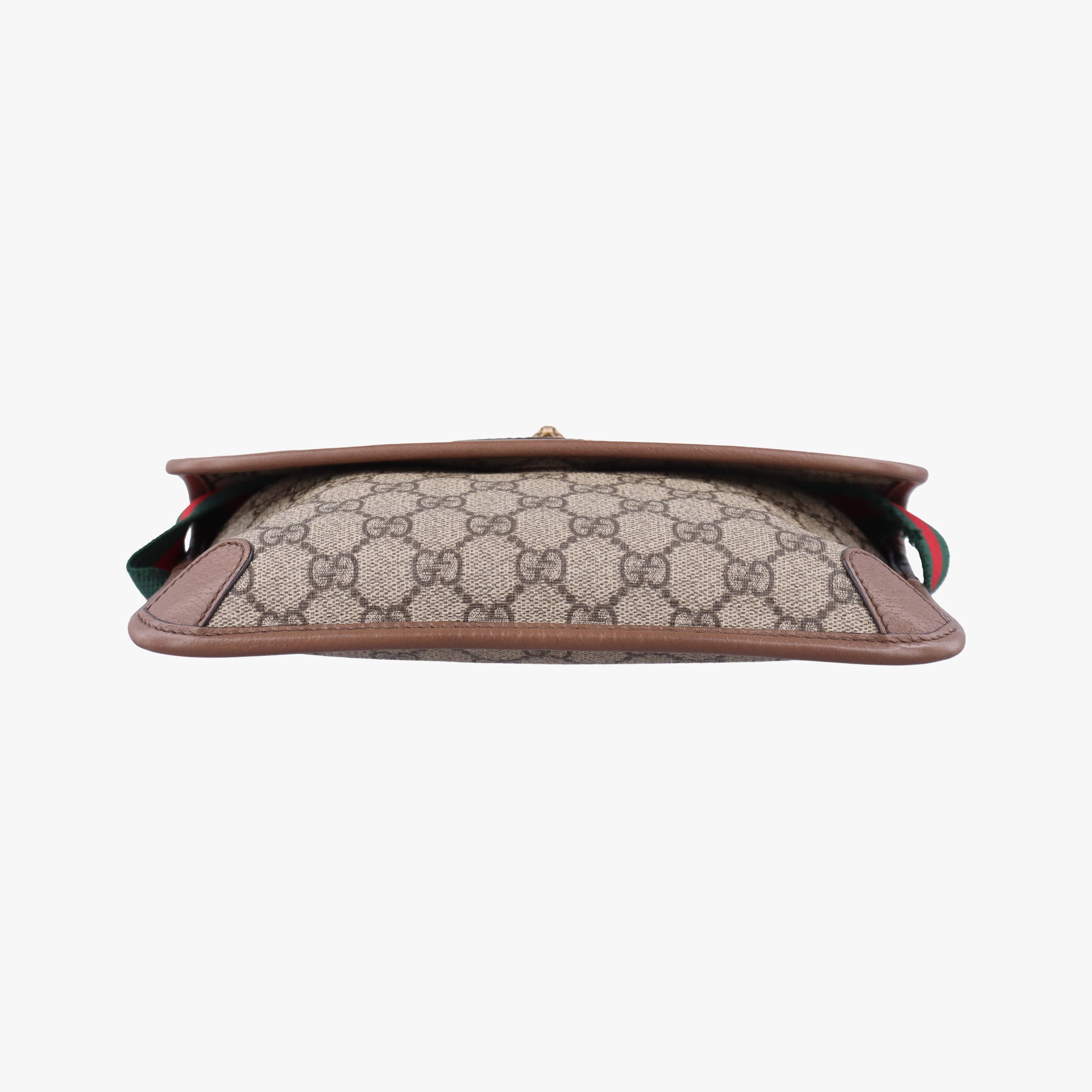 Pre-owned Gucci NEO VINTAGE GG Supreme beige×Brown PVC coated canvas×Leather 493930 bum bag/waist bag | stylenewstar