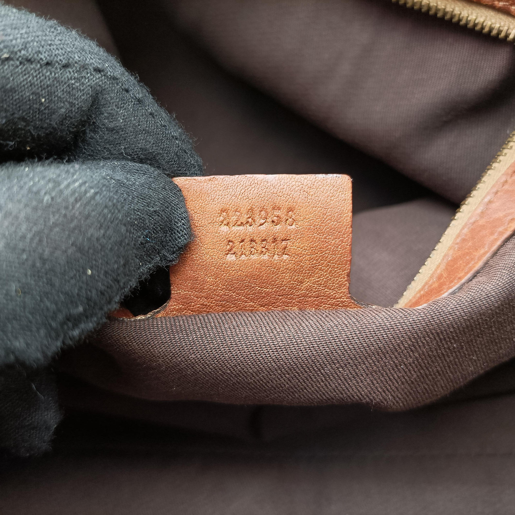 Vintage Gucci Guccissima New Pelham horsebit Brown canvas×leather 223958 handbag | stylenewstar