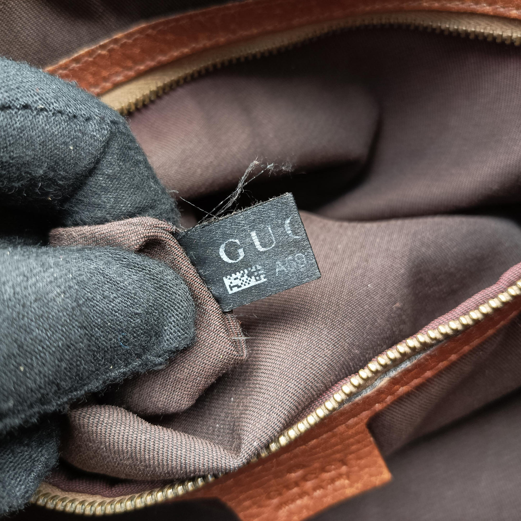 Vintage Gucci Guccissima New Pelham horsebit Brown canvas×leather 223958 handbag | stylenewstar