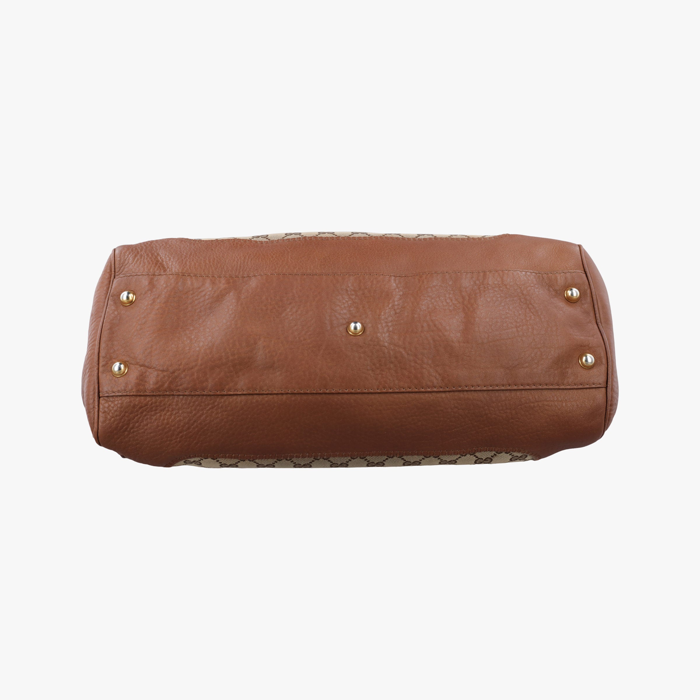 Vintage Gucci Guccissima New Pelham horsebit Brown canvas×leather 223958 handbag | stylenewstar