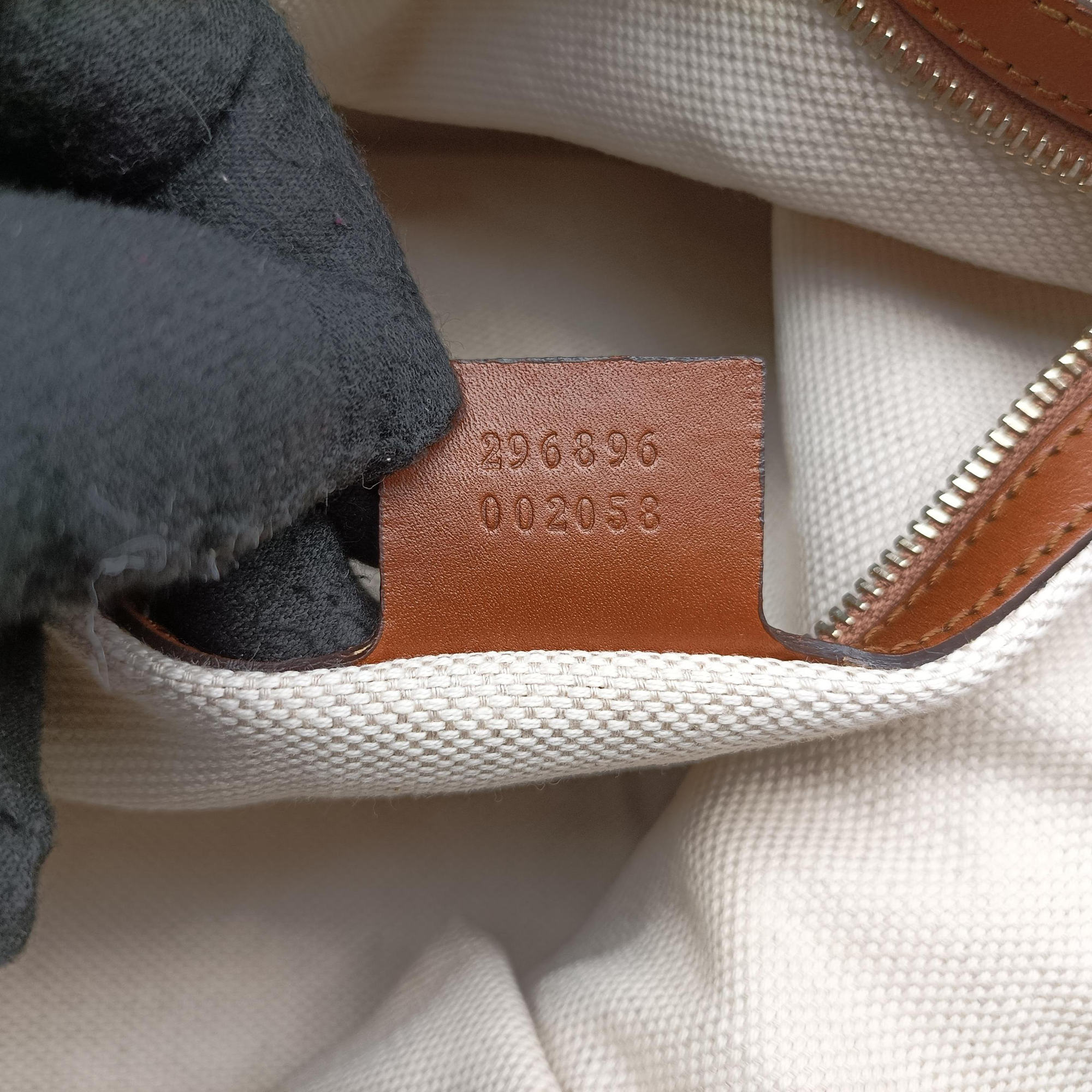 Pre-owned Gucci Interlocking G GG Canvas Brown canvas×leather 296896 handbag | stylenewstar