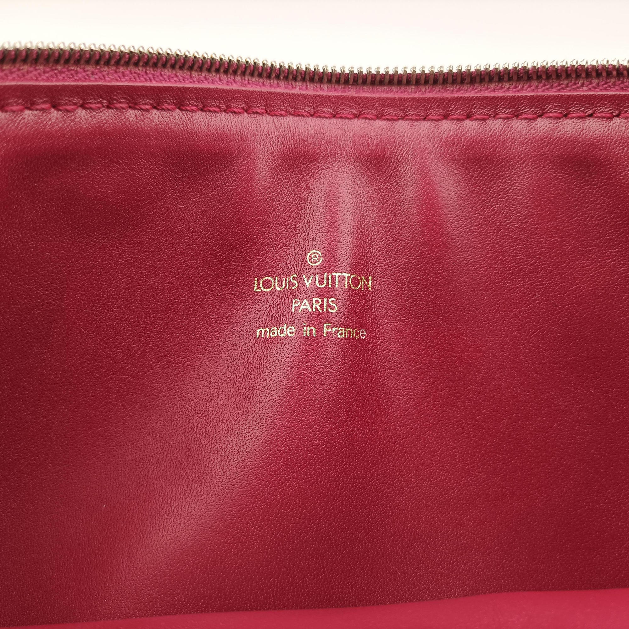 Secondhand Louis Vuitton Charm Pochette Accessoires pink×multicolor leather×PVC M95160 shoulderbag | stylenewstar