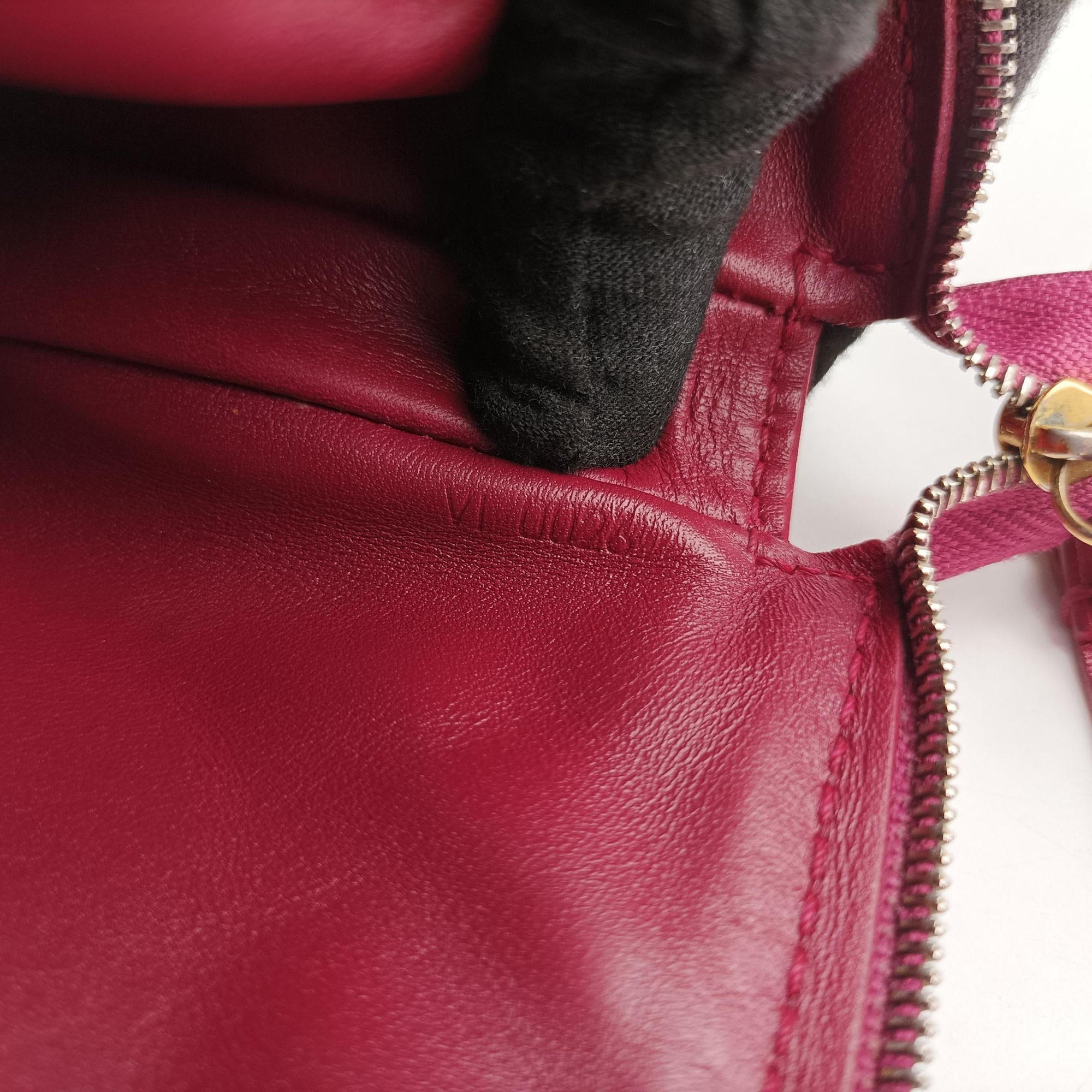 Secondhand Louis Vuitton Charm Pochette Accessoires pink×multicolor leather×PVC M95160 shoulderbag | stylenewstar