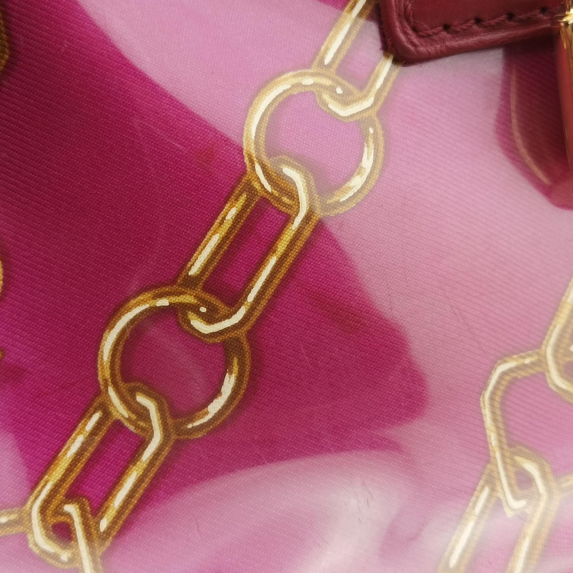 Secondhand Louis Vuitton Charm Pochette Accessoires pink×multicolor leather×PVC M95160 shoulderbag | stylenewstar