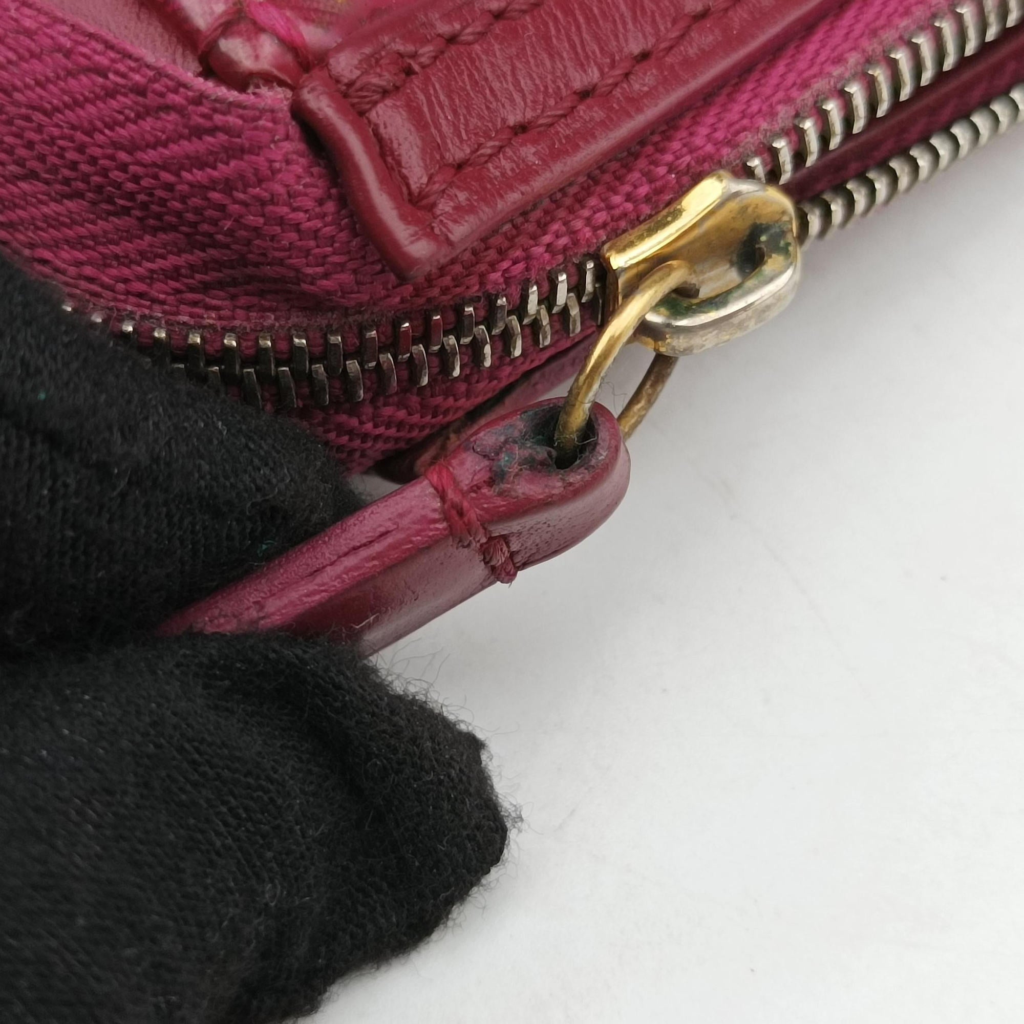 Secondhand Louis Vuitton Charm Pochette Accessoires pink×multicolor leather×PVC M95160 shoulderbag | stylenewstar