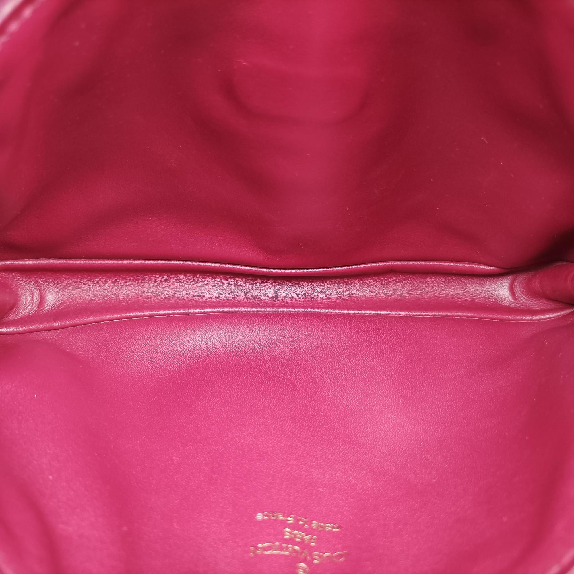 Secondhand Louis Vuitton Charm Pochette Accessoires pink×multicolor leather×PVC M95160 shoulderbag | stylenewstar
