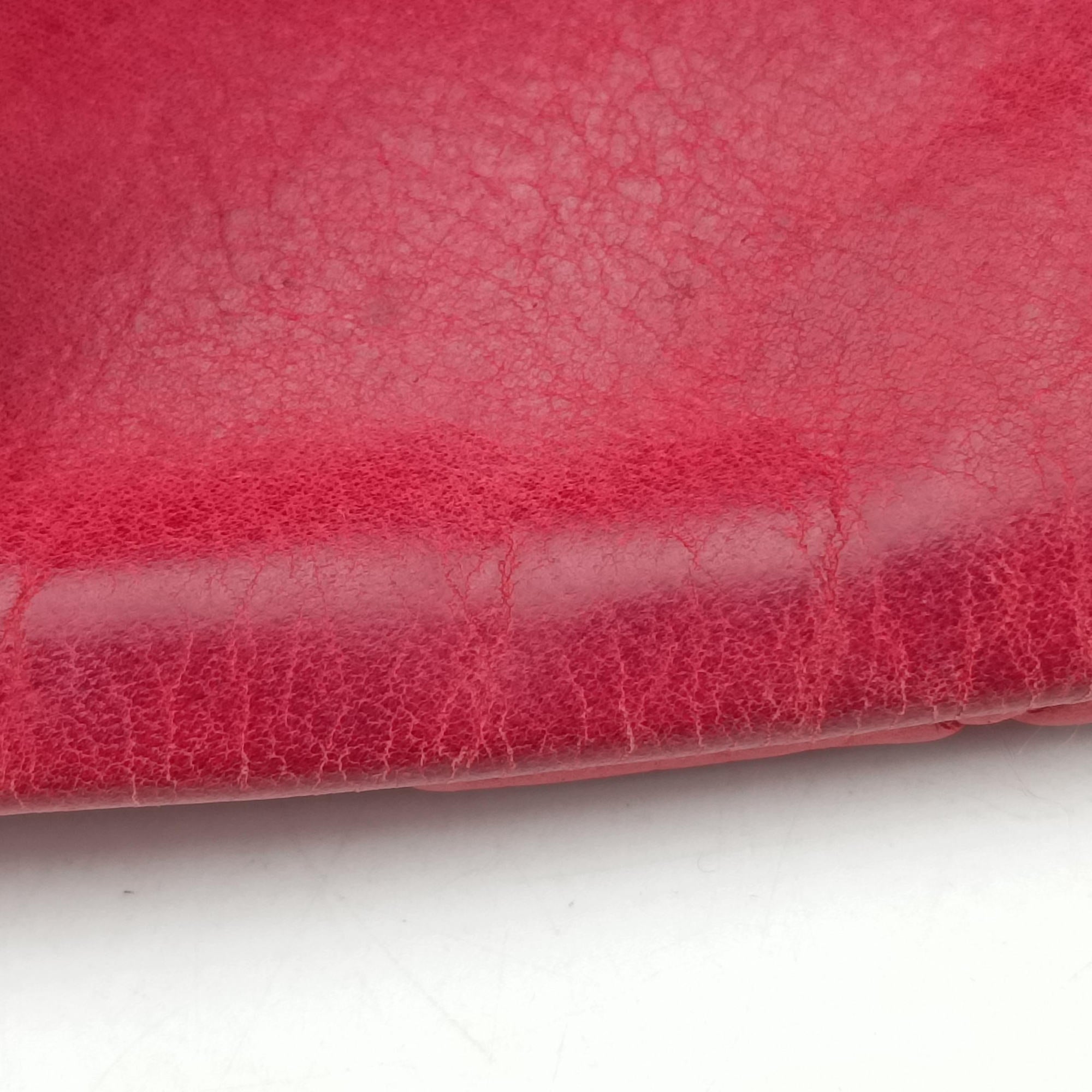 Pre-owned Chanel Mademoiselle Bowling Red Leather A67419 shoulderbag | stylenewstar