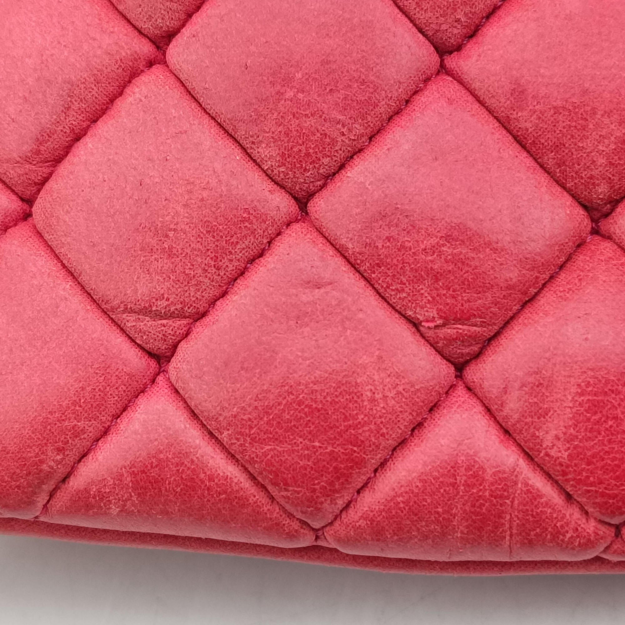 Pre-owned Chanel Mademoiselle Bowling Red Leather A67419 shoulderbag | stylenewstar