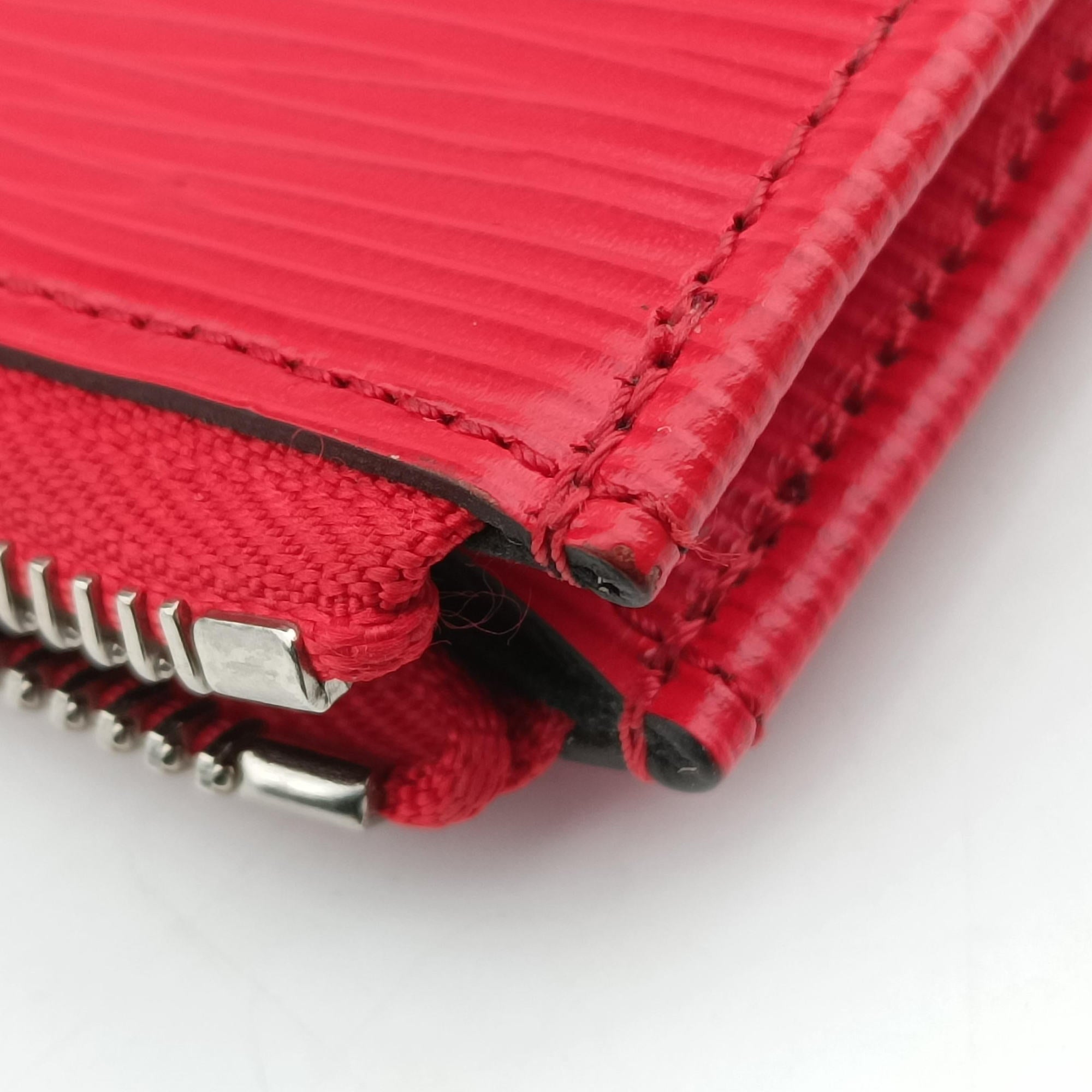 Pre-owned Louis Vuitton Pochette Jour GM Supreme Collaboration ROUGE×white epi M67722 clutchbag | stylenewstar