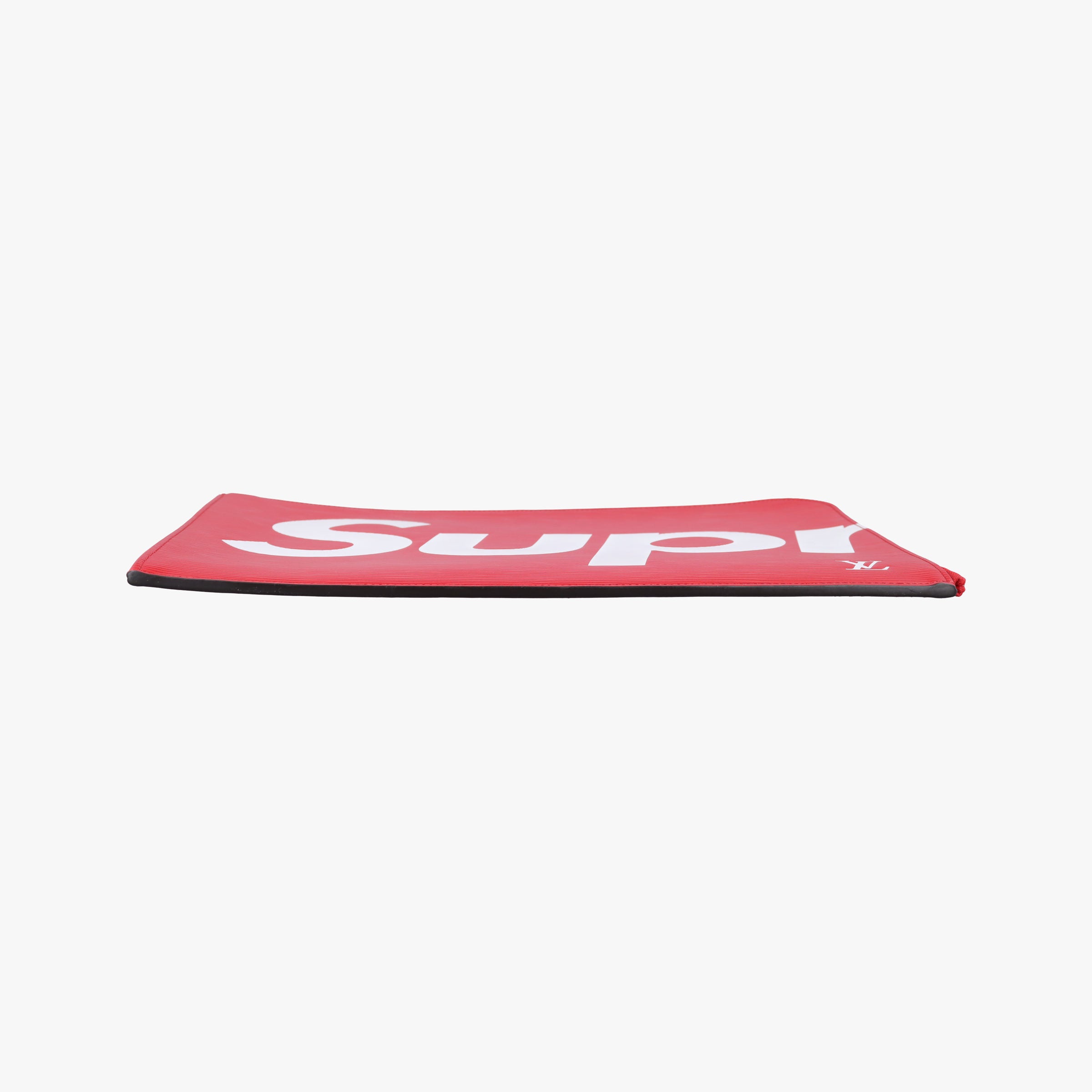 Pre-owned Louis Vuitton Pochette Jour GM Supreme Collaboration ROUGE×white epi M67722 clutchbag | stylenewstar