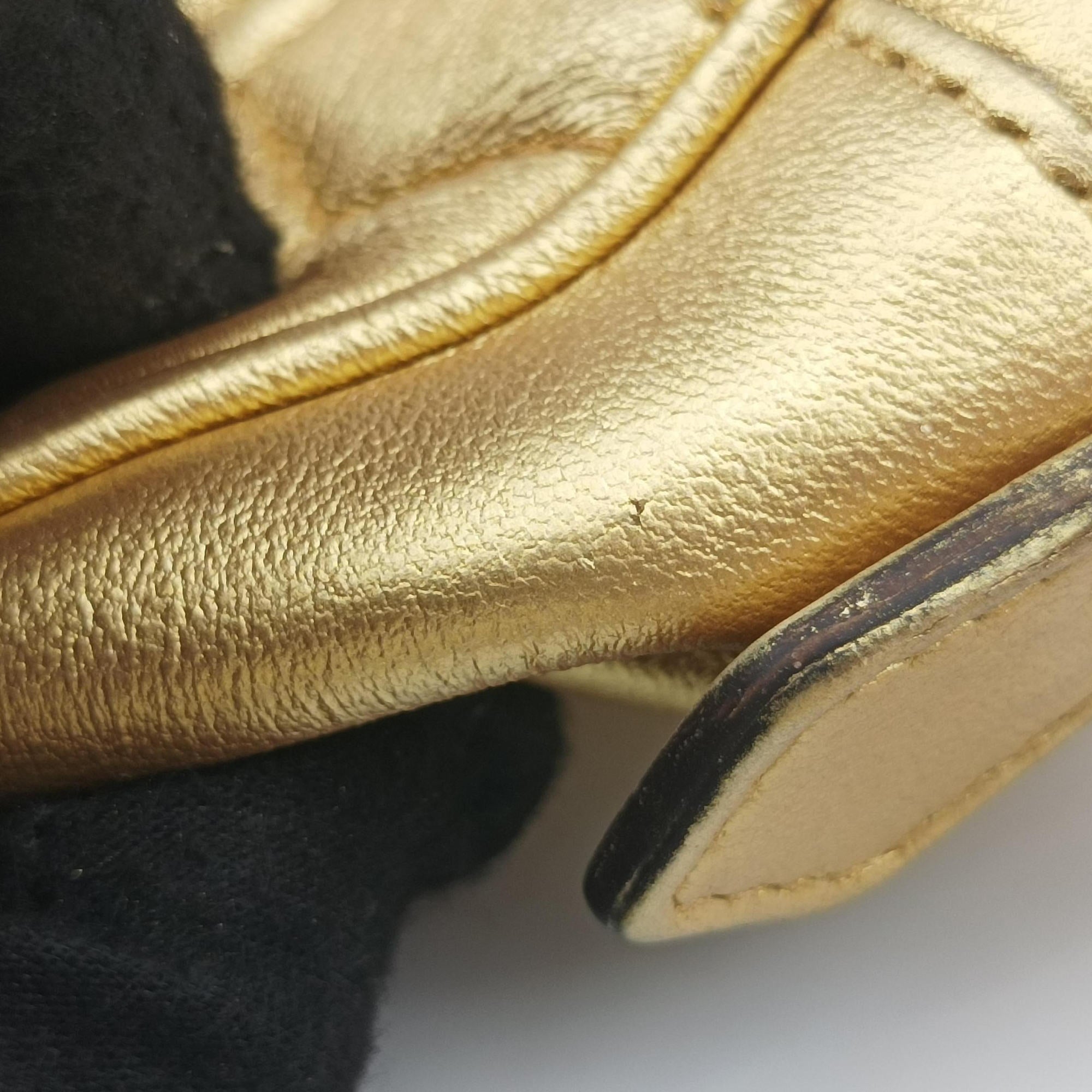 Secondhand Gucci GG Marmont Golden Leather 447632 shoulderbag | stylenewstar