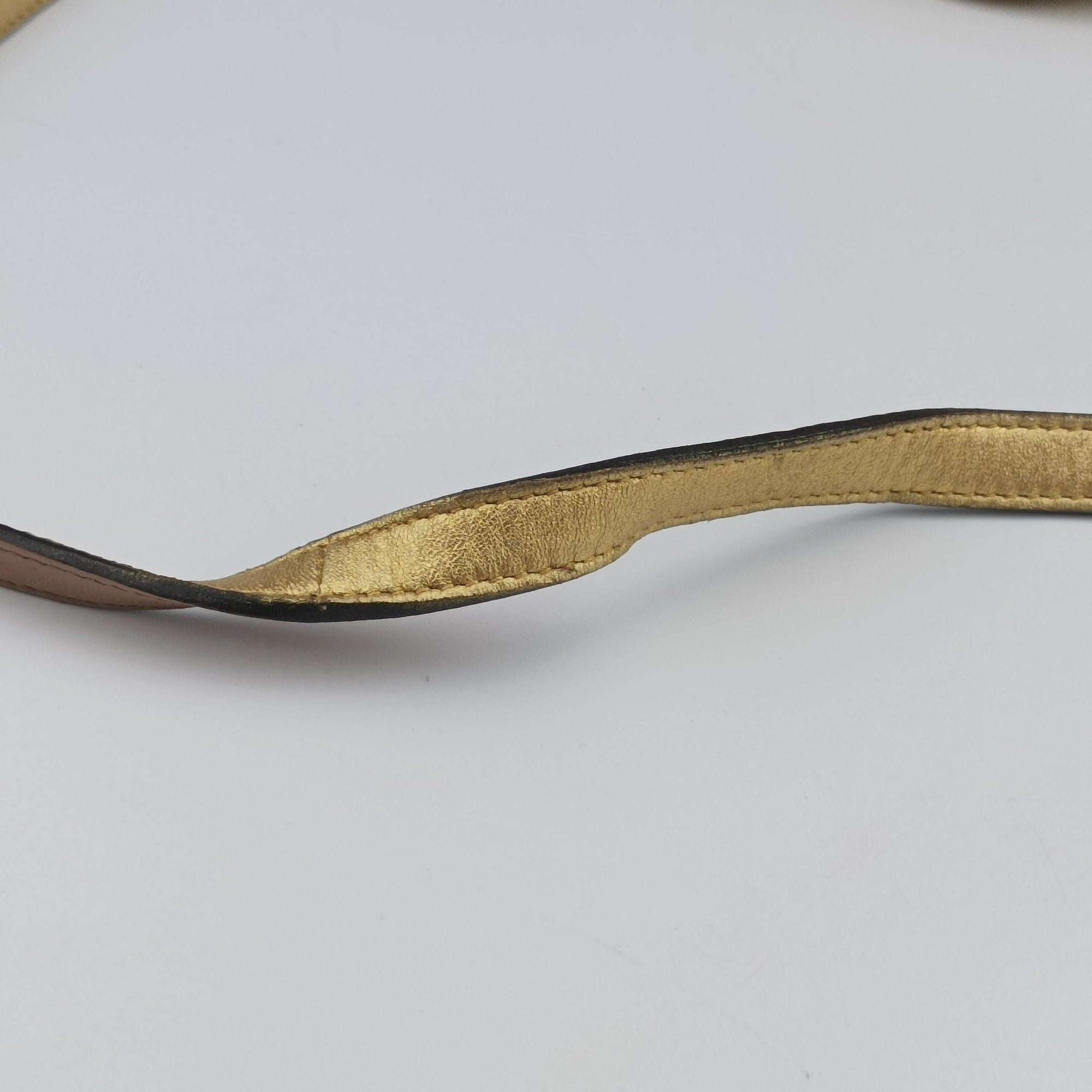 Secondhand Gucci GG Marmont Golden Leather 447632 shoulderbag | stylenewstar