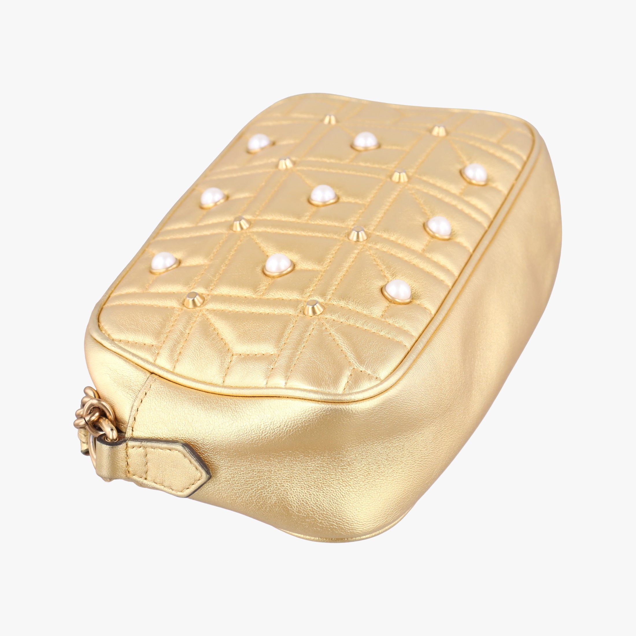 Secondhand Gucci GG Marmont Golden Leather 447632 shoulderbag | stylenewstar