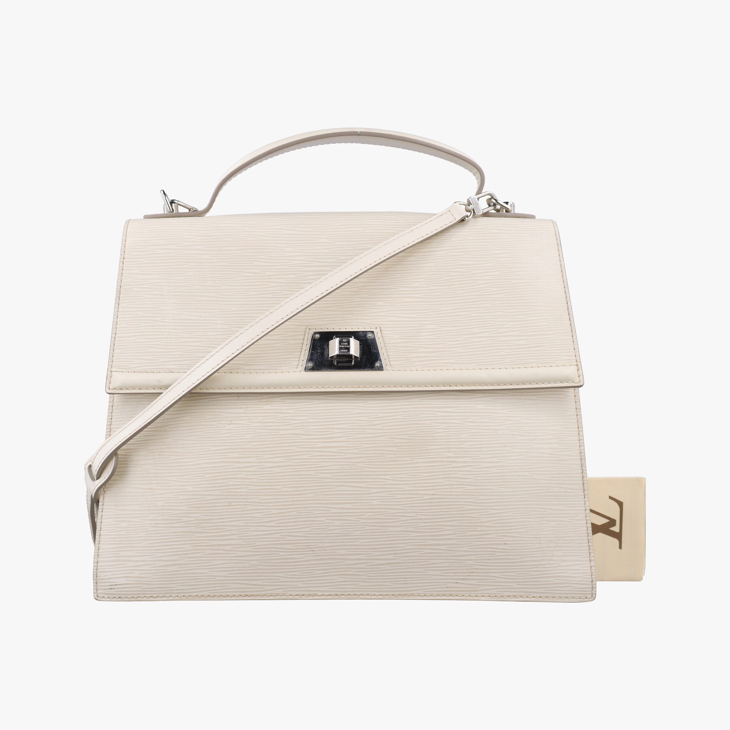 Pre-owned Louis Vuitton Sevigne GM White Epi M4051J shoulderbag | stylenewstar