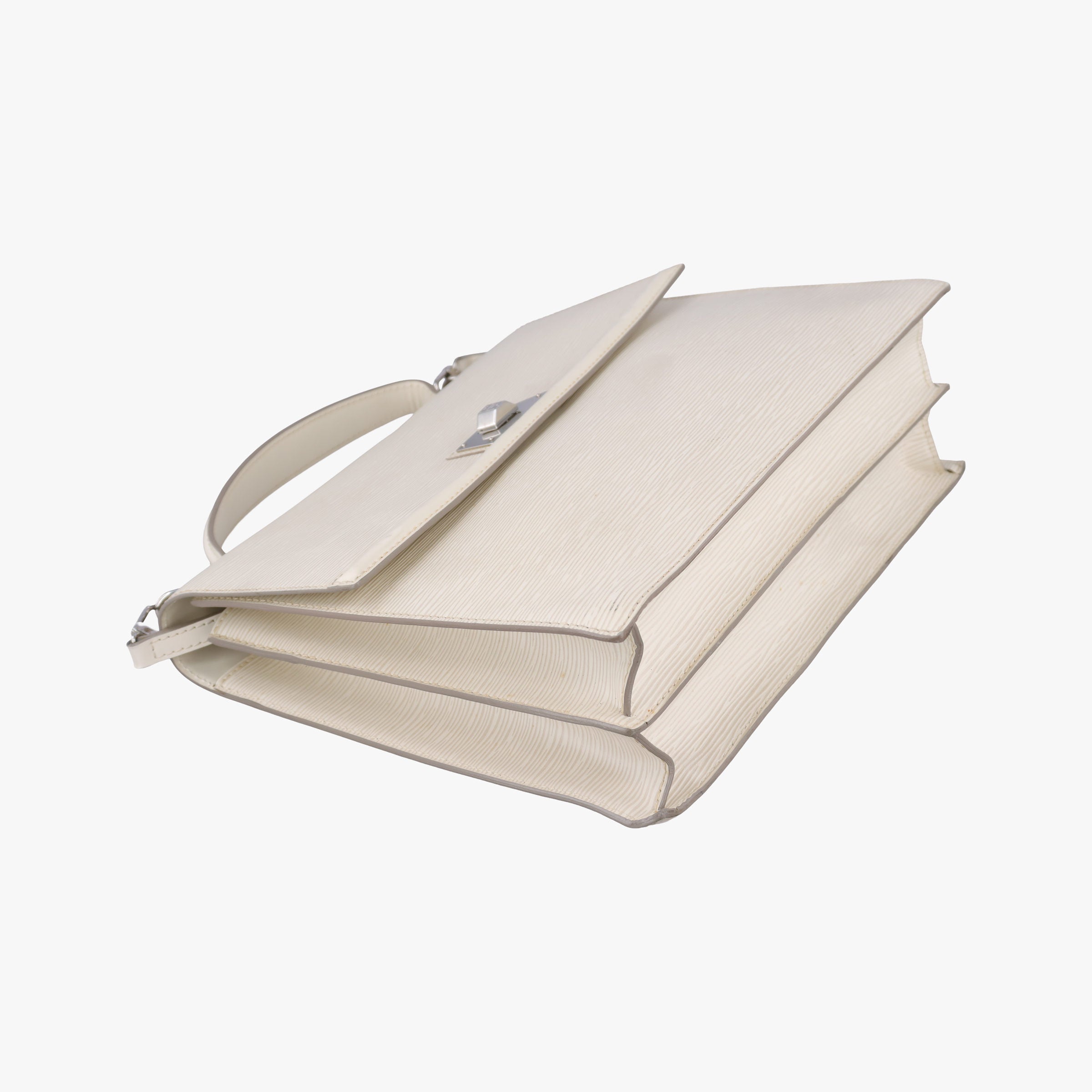 Pre-owned Louis Vuitton Sevigne GM White Epi M4051J shoulderbag | stylenewstar