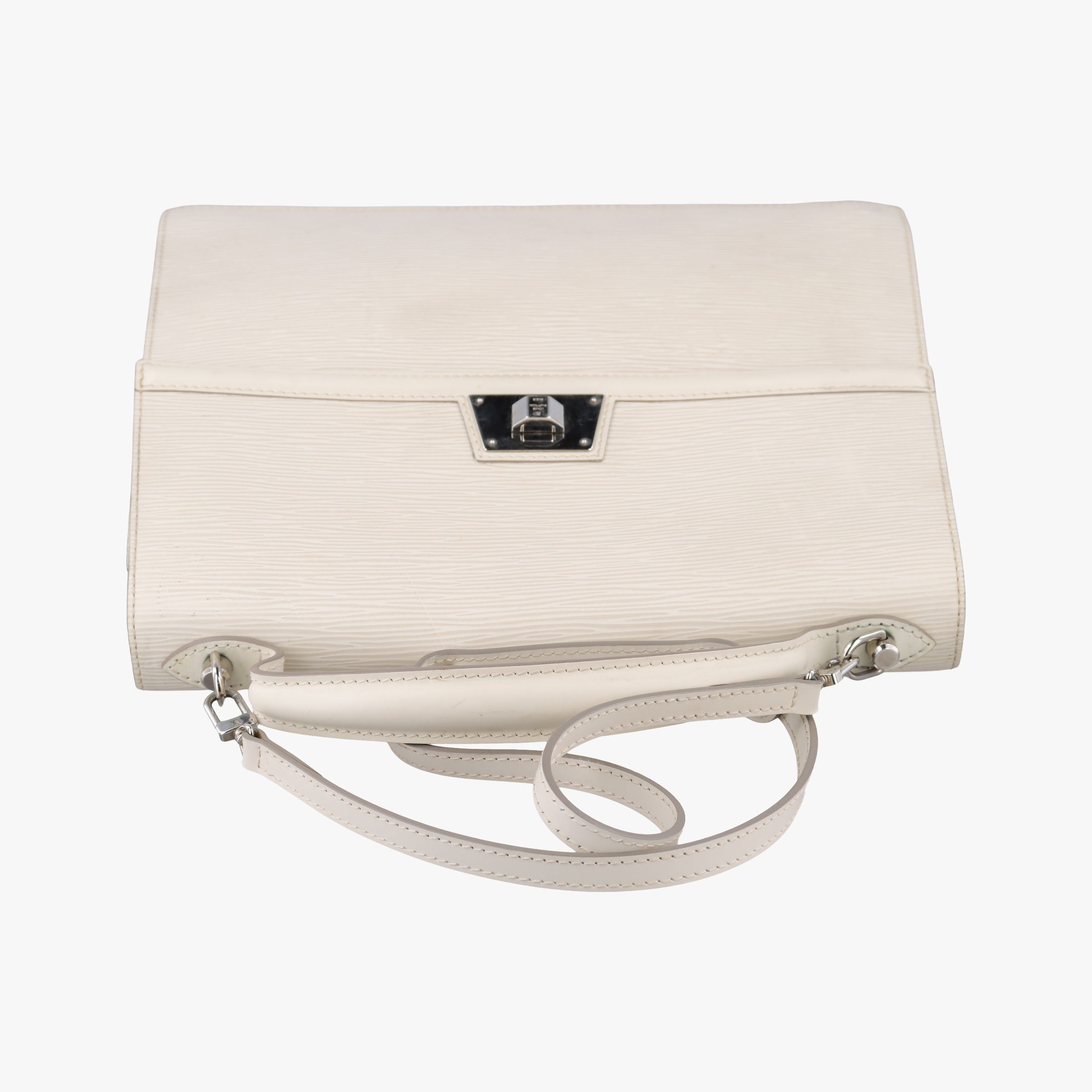 Pre-owned Louis Vuitton Sevigne GM White Epi M4051J shoulderbag | stylenewstar