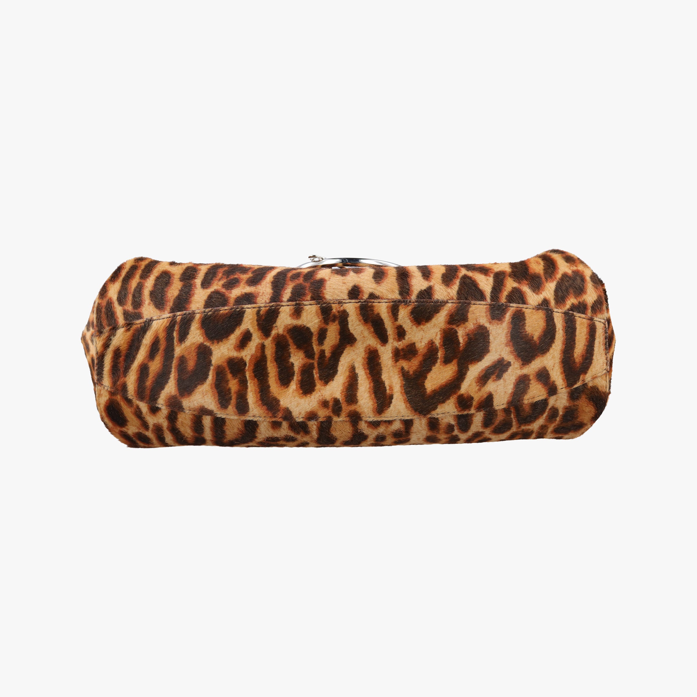 Pre-owned Christian Dior Diva Leopard Brown×Multicolour ponyhair　  handbag | stylenewstar