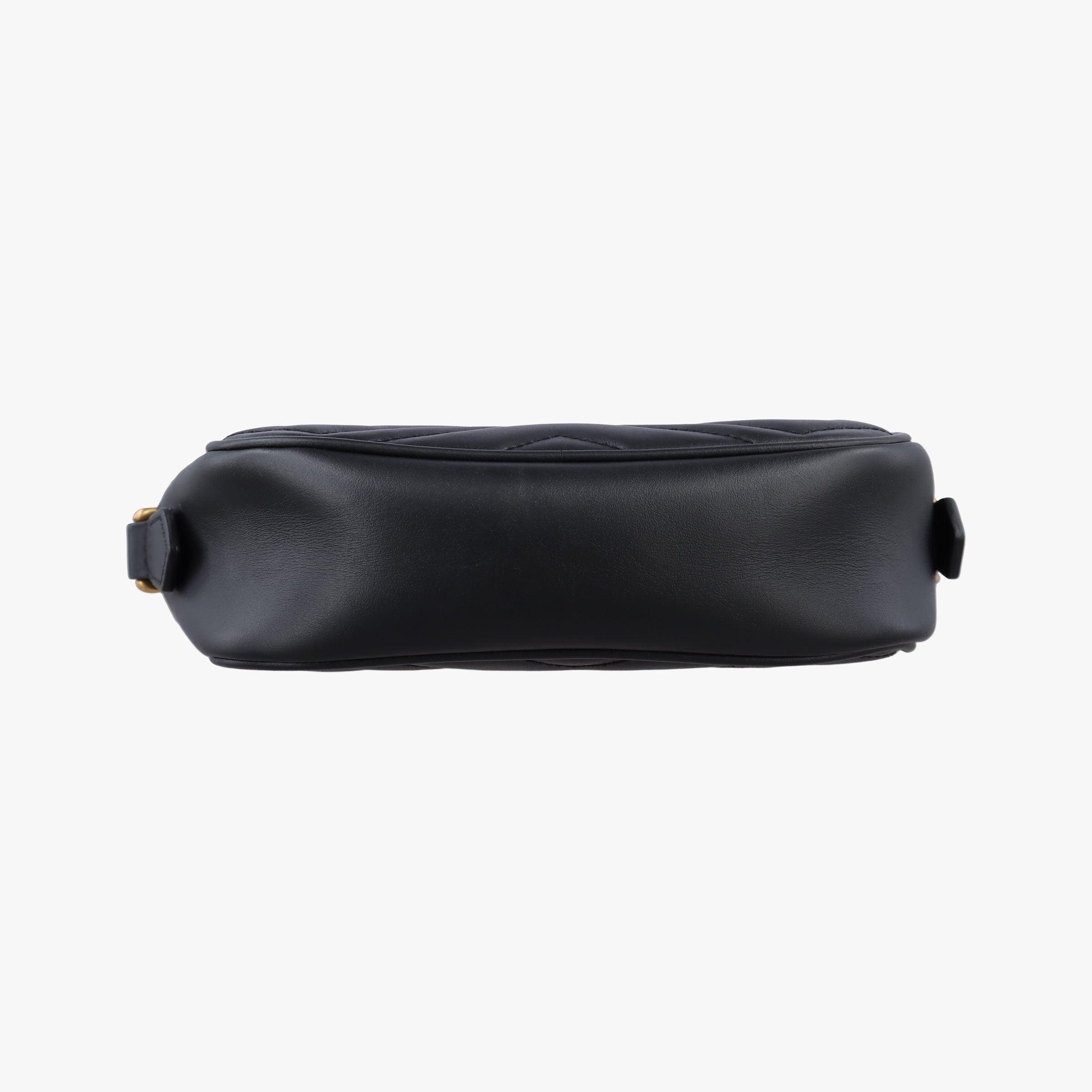 Pre-owned Gucci GG Marmont Black Leather 448065 shoulderbag | stylenewstar
