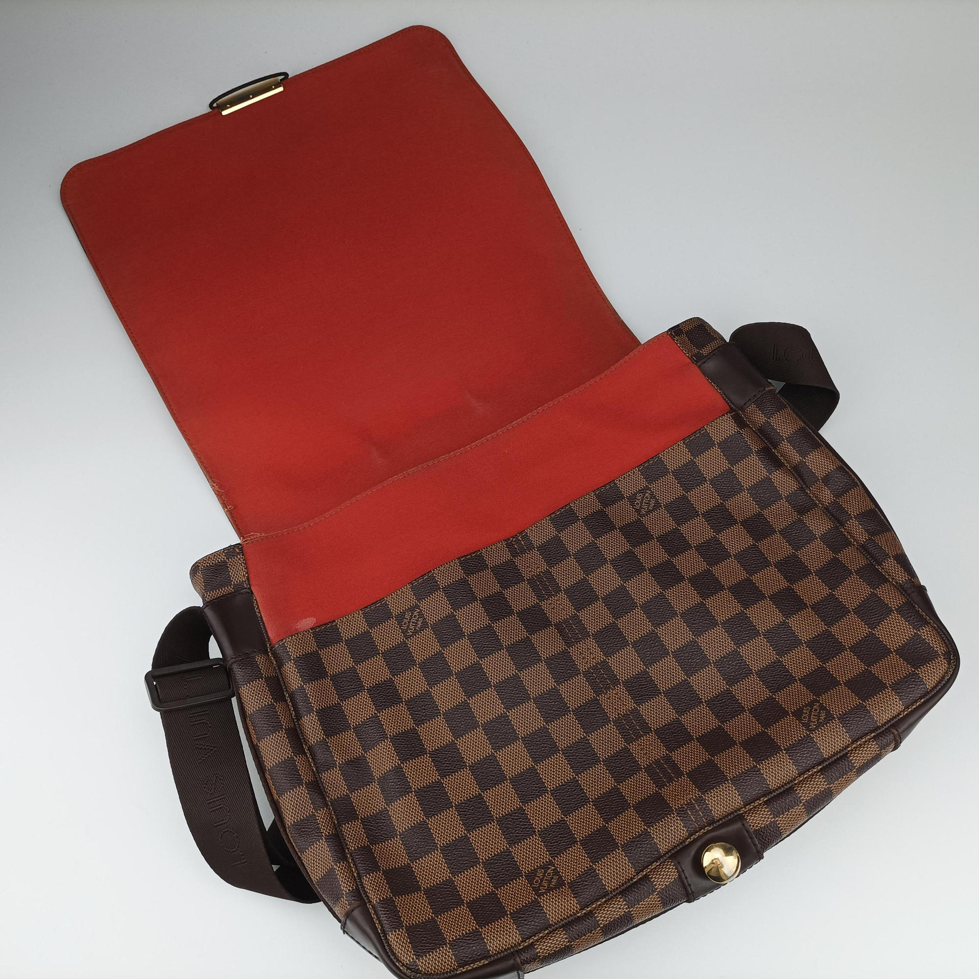 Secondhand Louis Vuitton Bastille Messenger EBENE Damier Canvas N45258 shoulderbag | stylenewstar