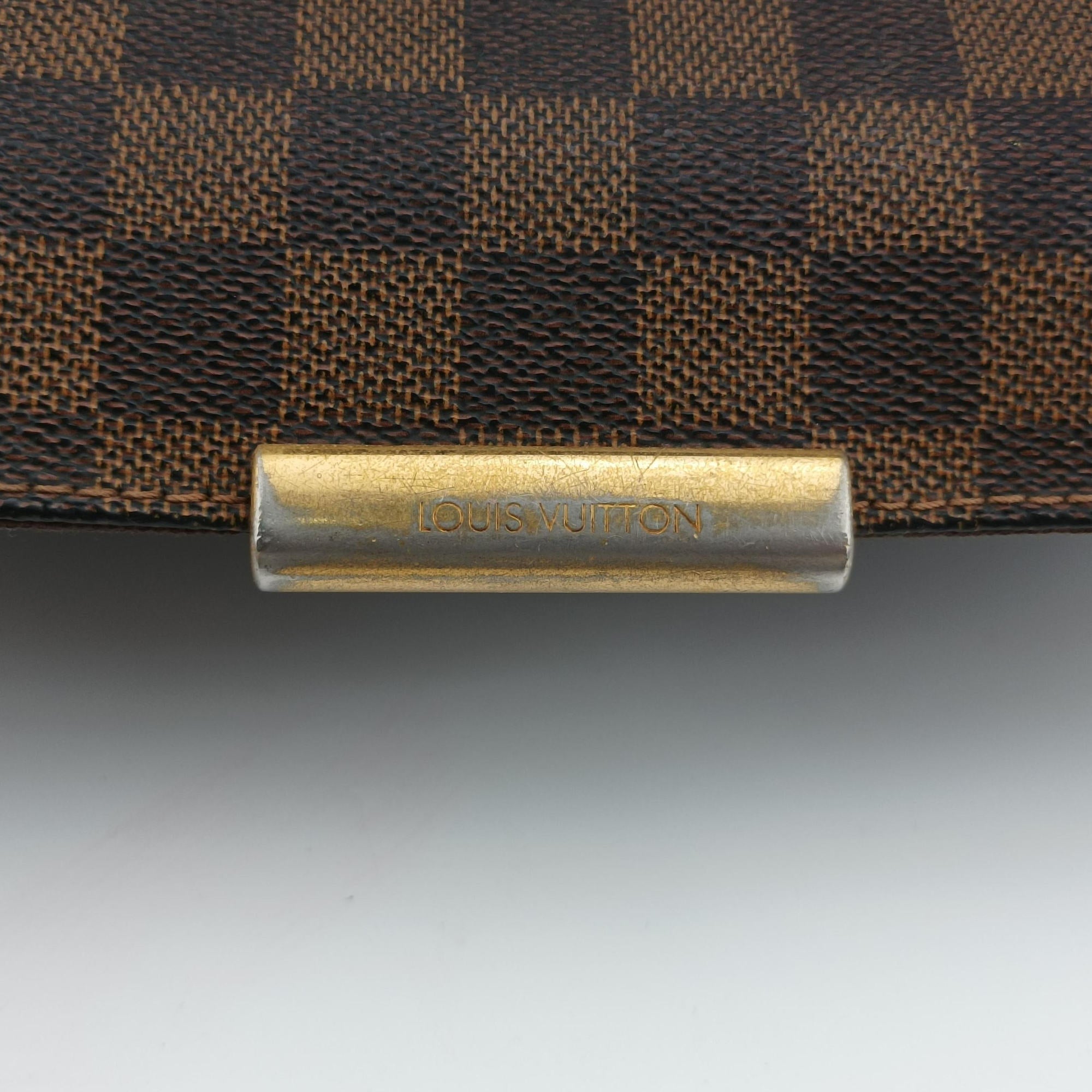 Vintage Louis Vuitton Bastille Messenger EBENE Damier Canvas N45258 shoulderbag | stylenewstar
