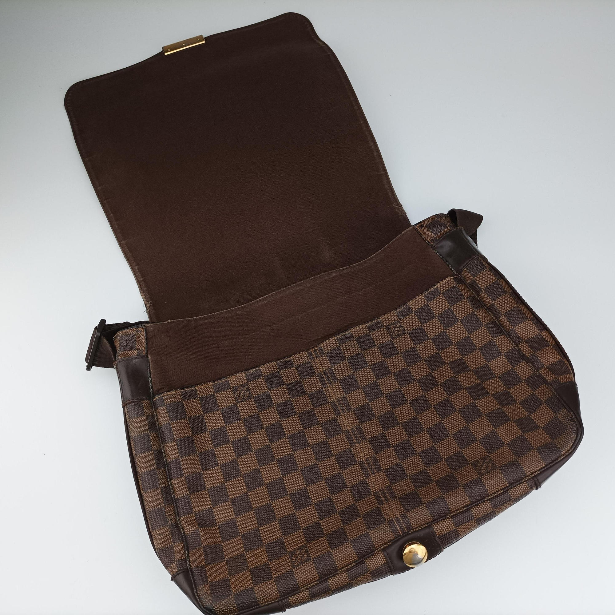Vintage Louis Vuitton Bastille Messenger EBENE Damier Canvas N45258 shoulderbag | stylenewstar