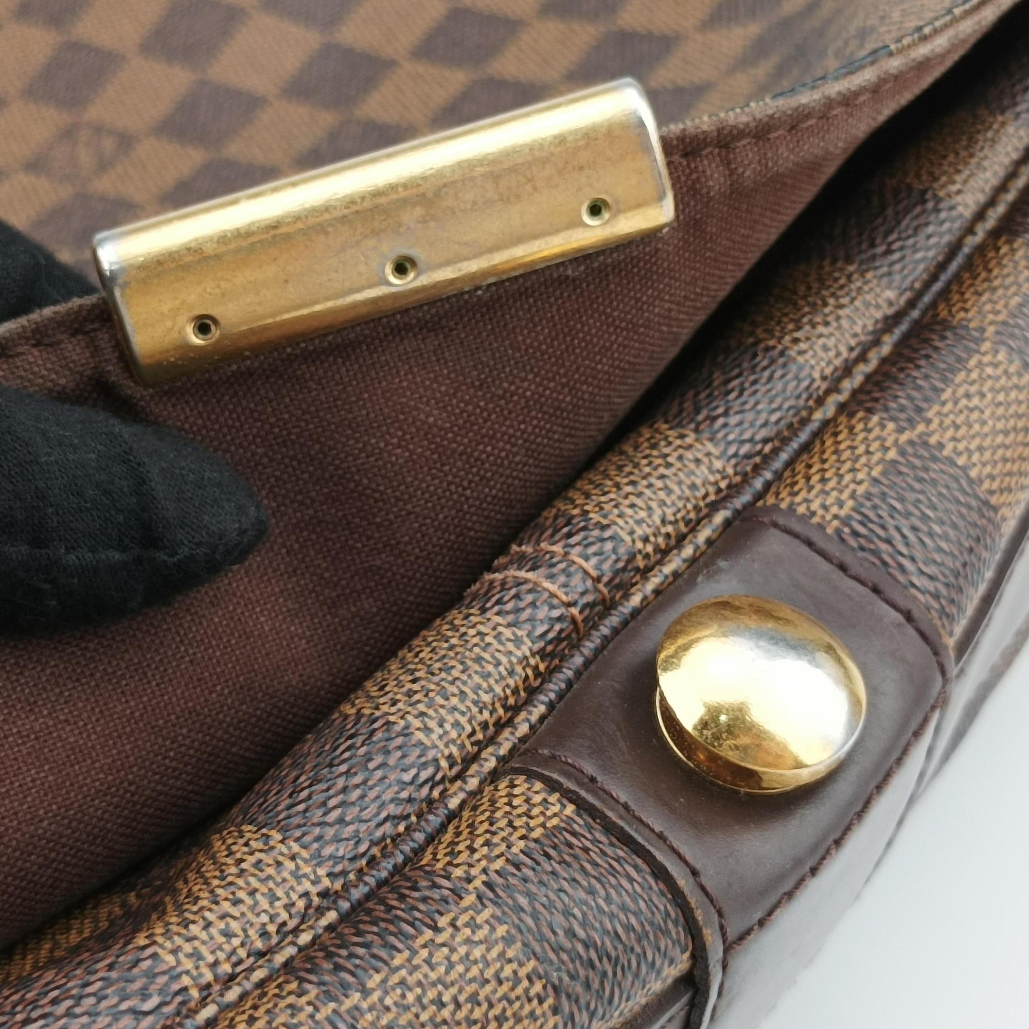 Vintage Louis Vuitton Bastille Messenger EBENE Damier Canvas N45258 shoulderbag | stylenewstar