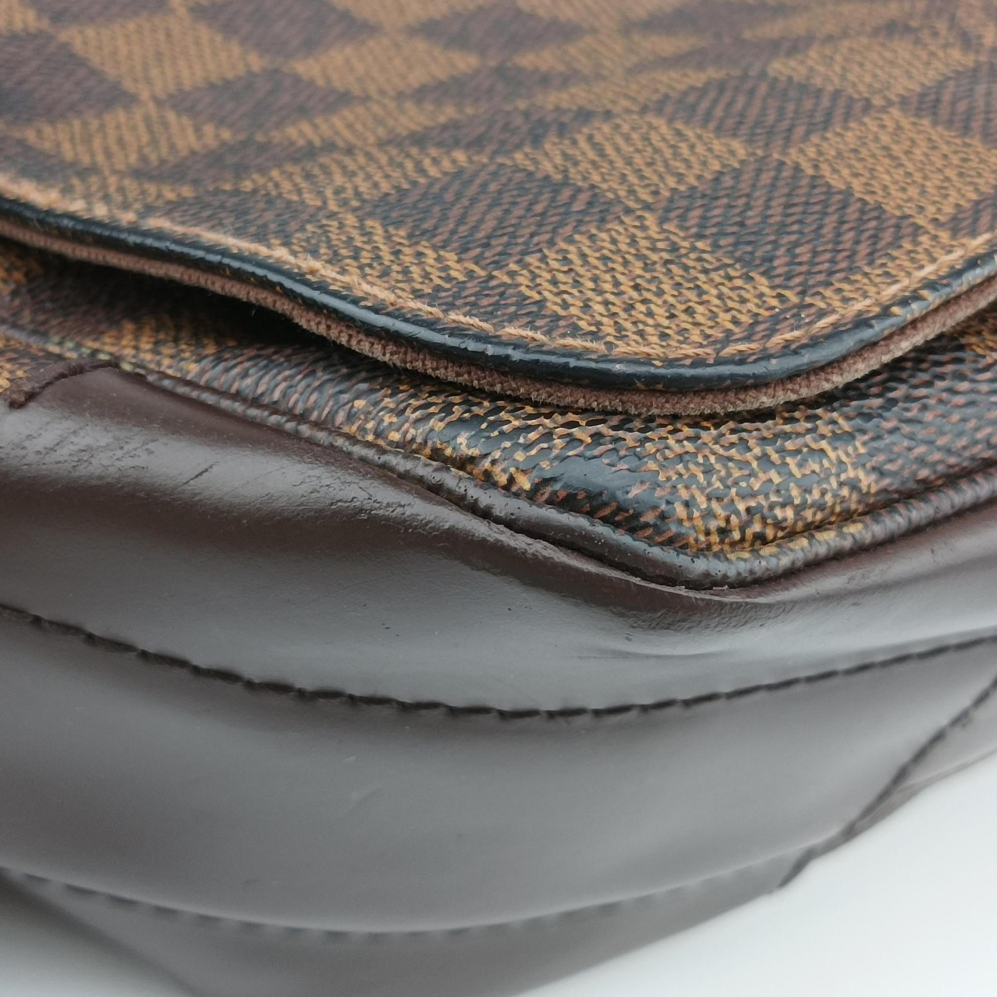 Vintage Louis Vuitton Bastille Messenger EBENE Damier Canvas N45258 shoulderbag | stylenewstar