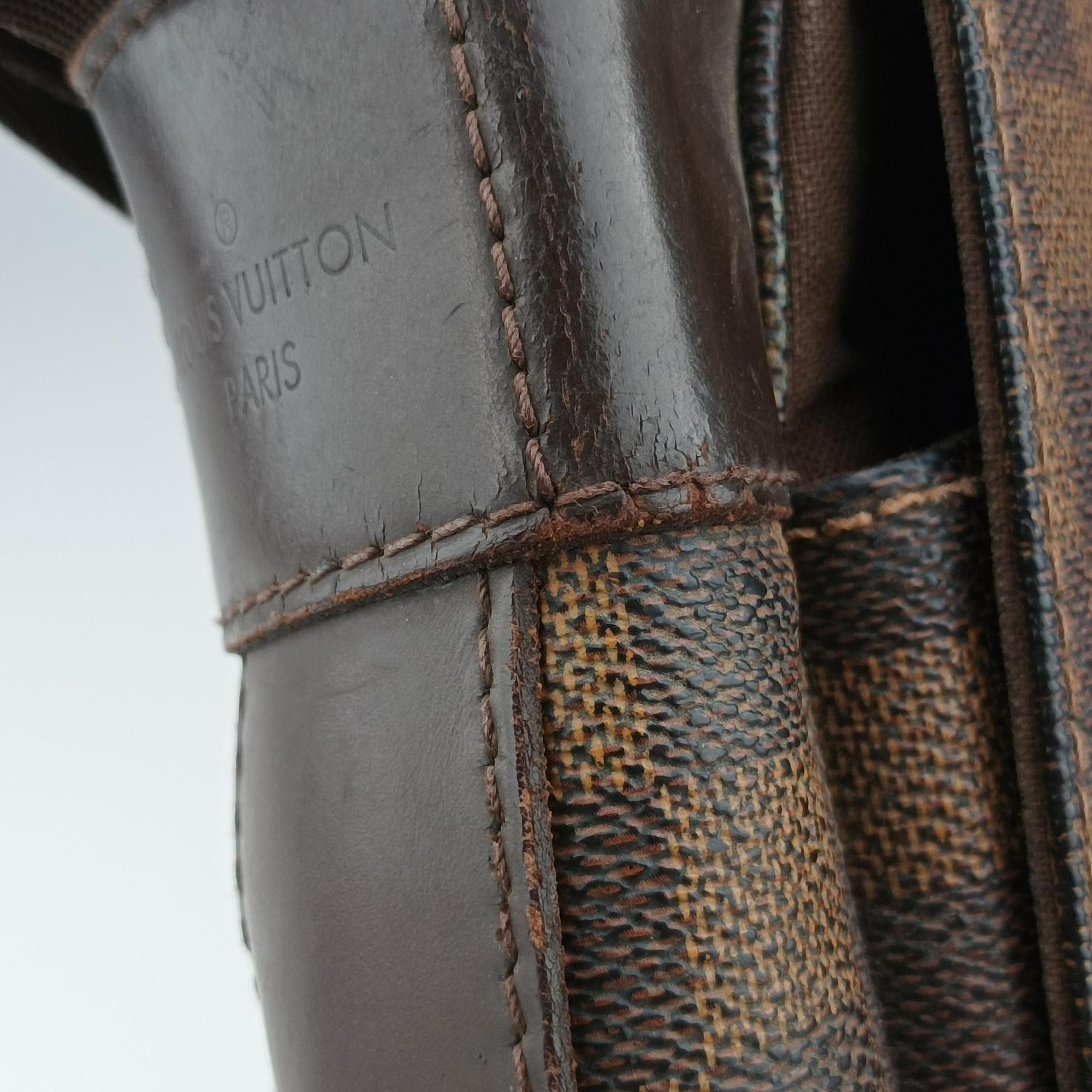 Vintage Louis Vuitton Bastille Messenger EBENE Damier Canvas N45258 shoulderbag | stylenewstar