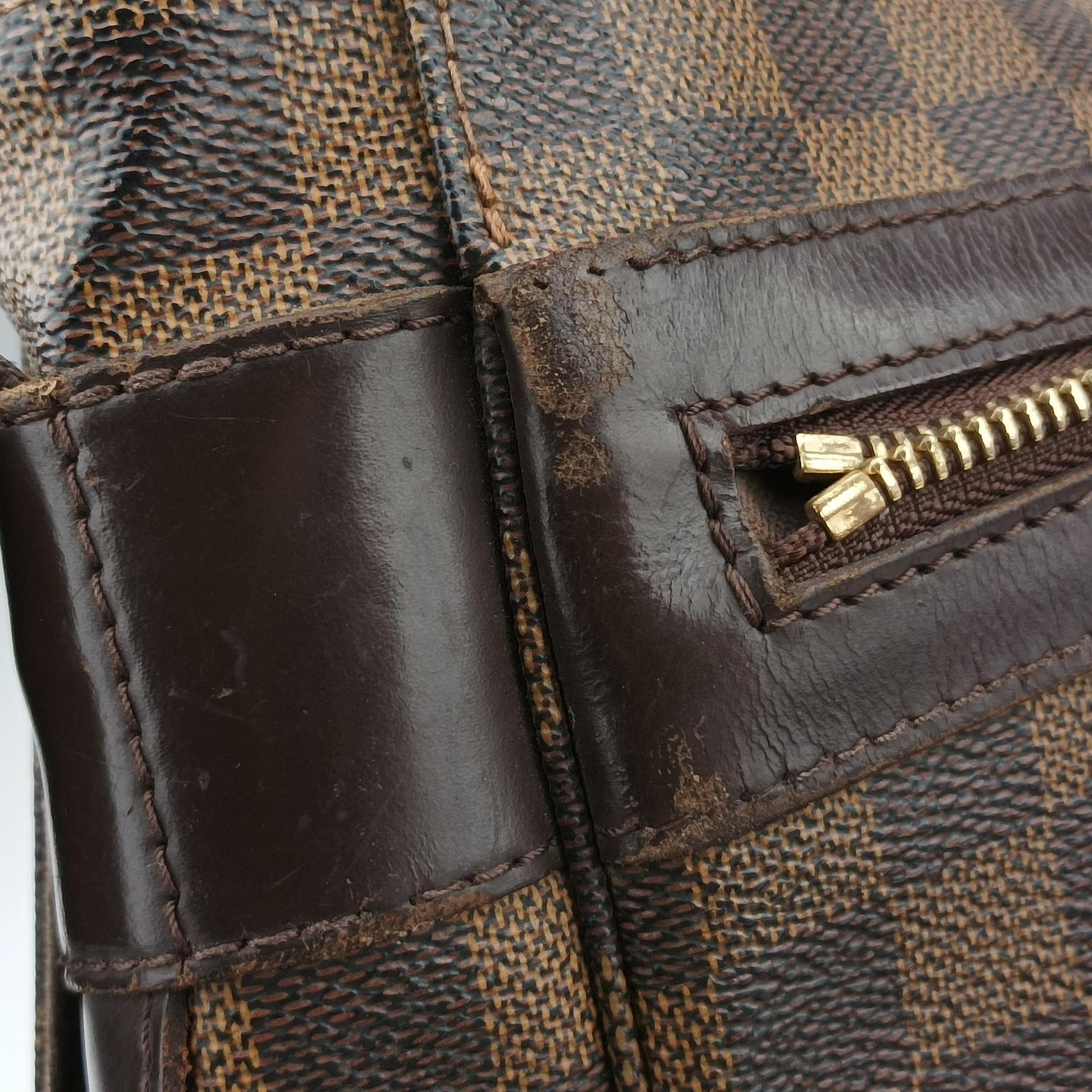 Vintage Louis Vuitton Bastille Messenger EBENE Damier Canvas N45258 shoulderbag | stylenewstar