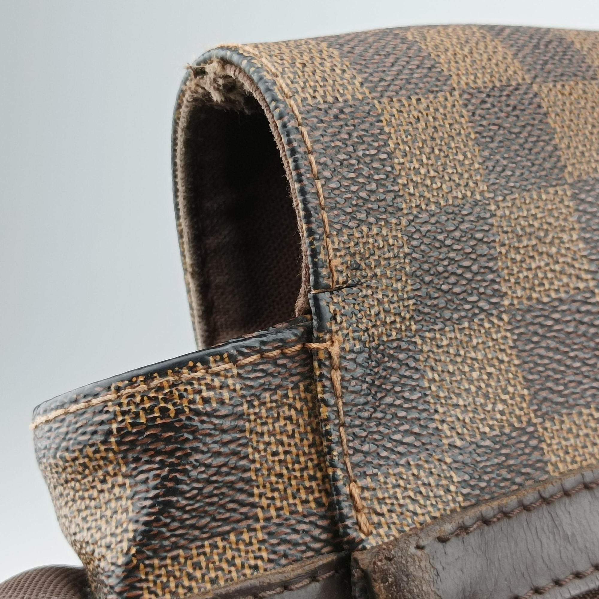Vintage Louis Vuitton Bastille Messenger EBENE Damier Canvas N45258 shoulderbag | stylenewstar