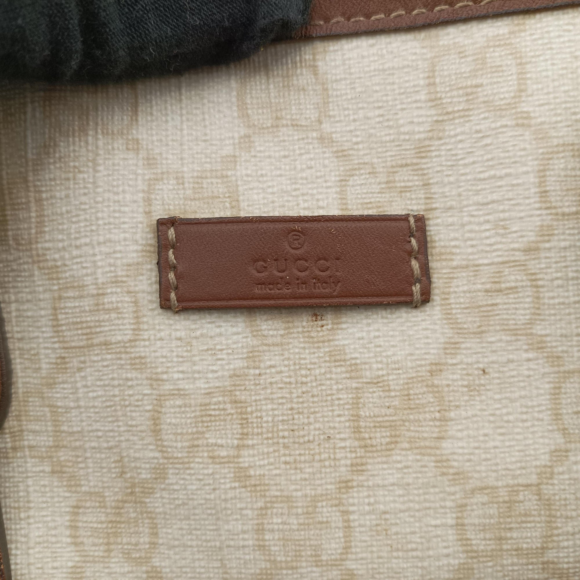 Pre-owned Gucci GG Supreme Tote Beige×Brown PVC coated canvas×Leather 189896 handbag | stylenewstar