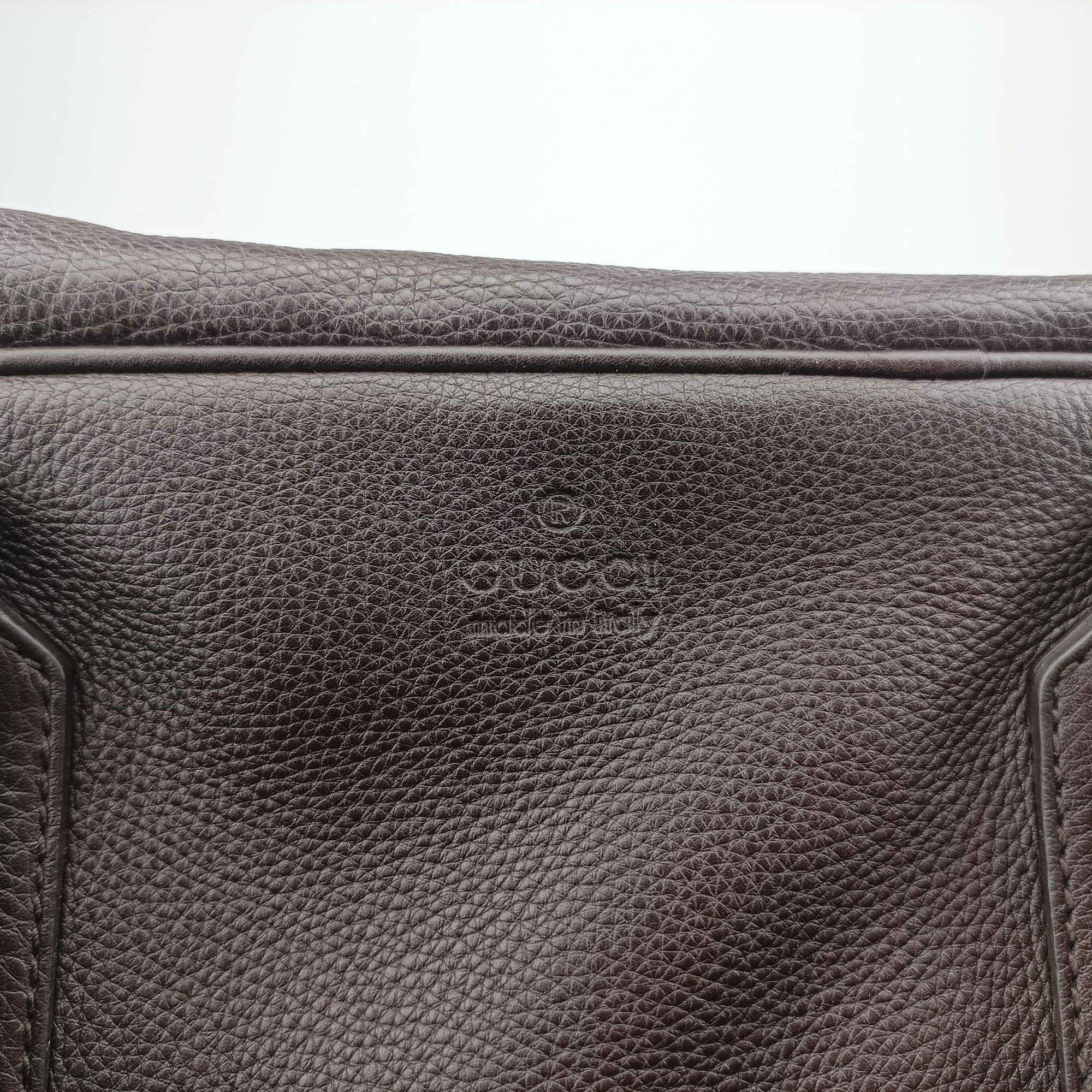 Vintage Gucci Briefcase business Brown leather 231850 shoulderbag | stylenewstar