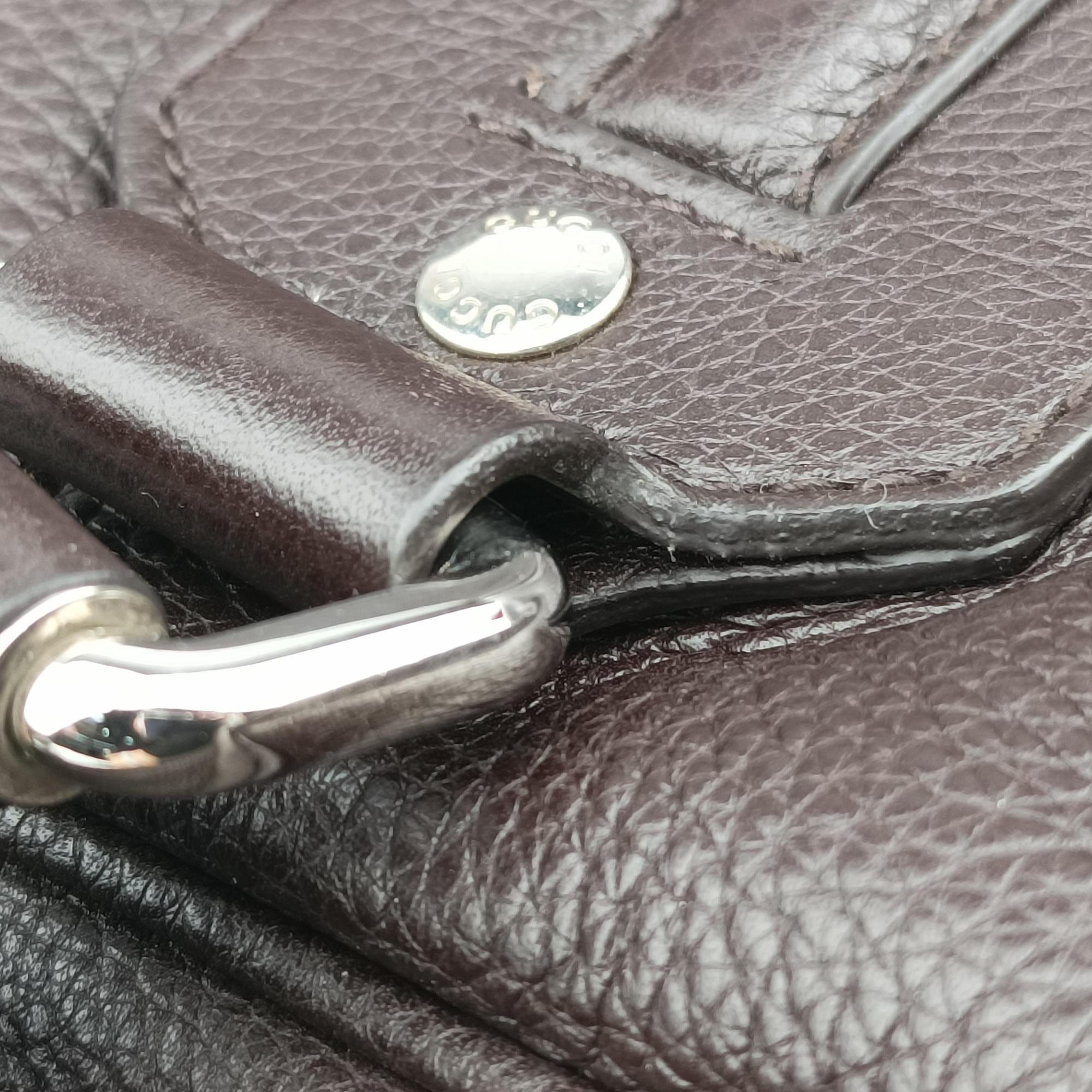 Vintage Gucci Briefcase business Brown leather 231850 shoulderbag | stylenewstar