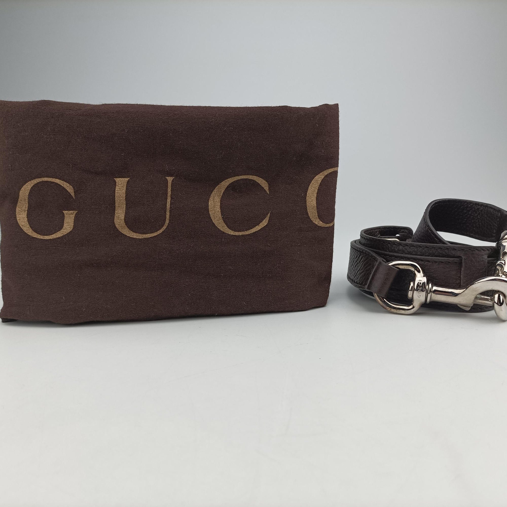 Vintage Gucci Briefcase business Brown leather 231850 shoulderbag | stylenewstar