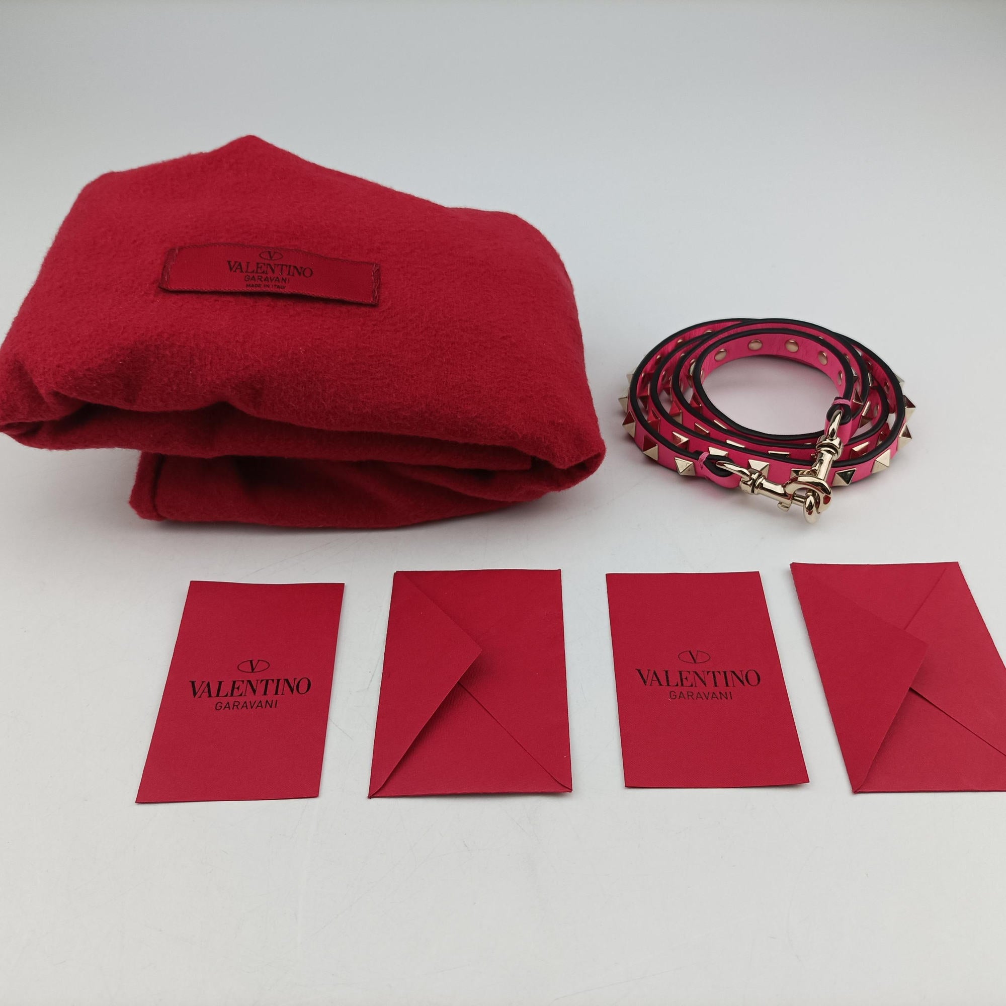Pre-owned Valentino Rockstud Pink Leather  shoulderbag | stylenewstar