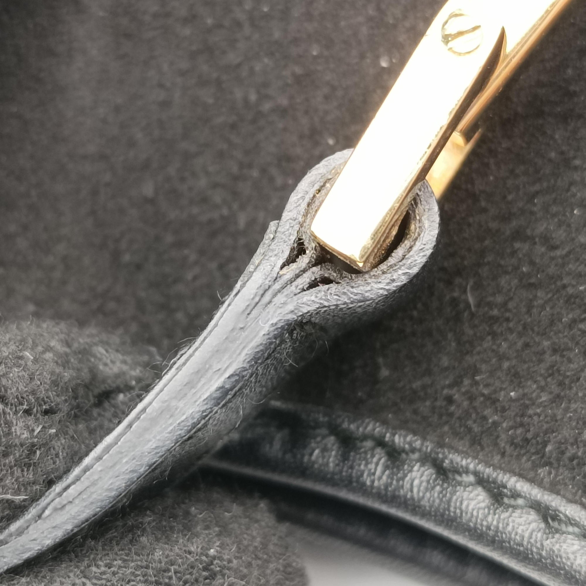Pre-owned Gucci Jackie Black suede×leather 002106 handbag | stylenewstar