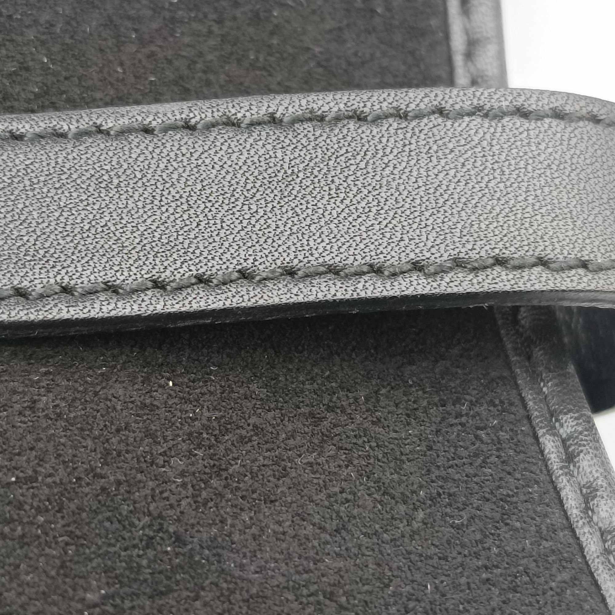 Pre-owned Gucci Jackie Black suede×leather 002106 handbag | stylenewstar