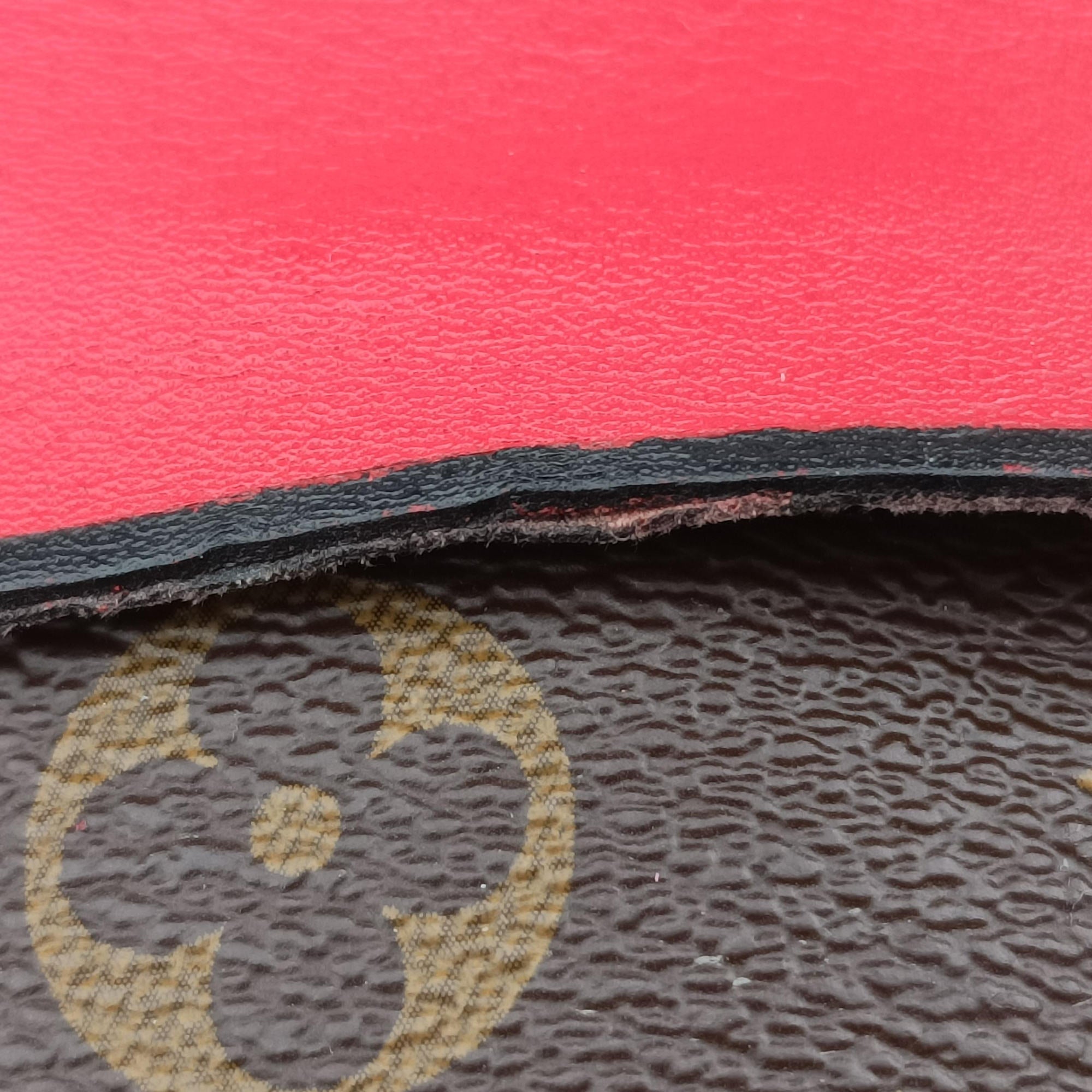 Pre-owned Louis Vuitton Tuileries Besace brown×Red Monogram Canvas×calf leather M43798 shoulderbag | stylenewstar