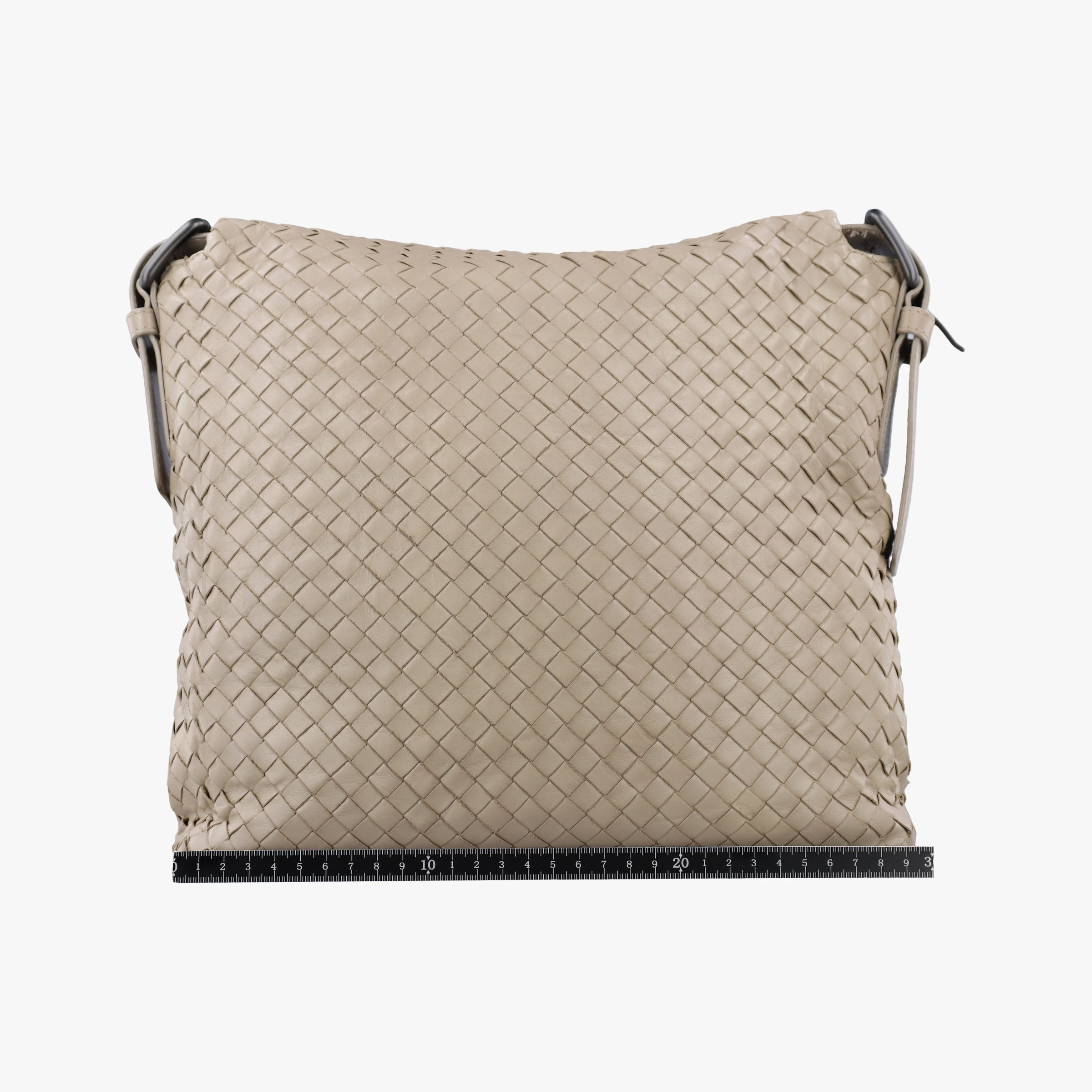 Pre-owned Bottega Veneta Intrecciato Beige lambskin  shoulderbag | stylenewstar
