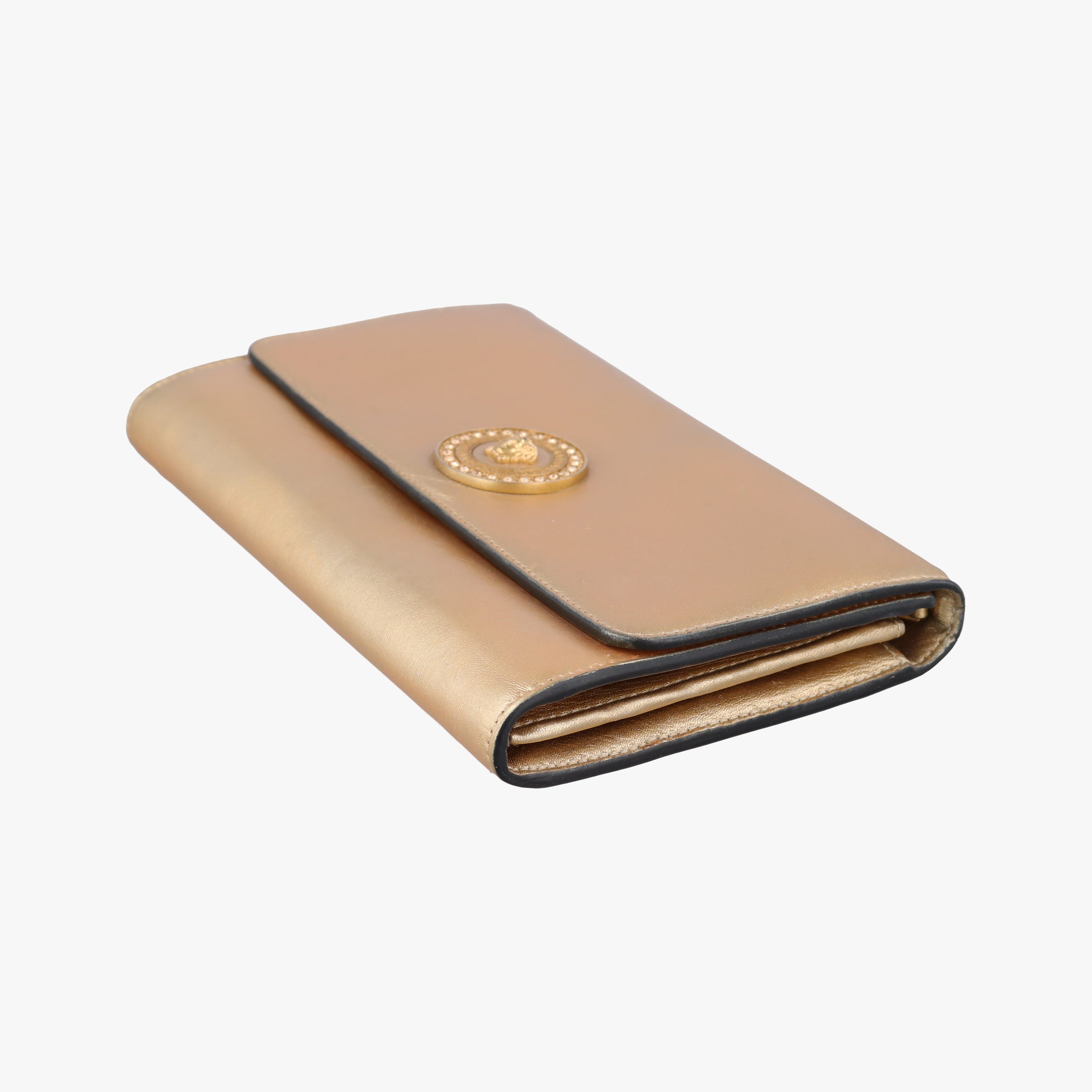 Secondhand VERSACE Medusa Golden Leather  shoulderbag | stylenewstar